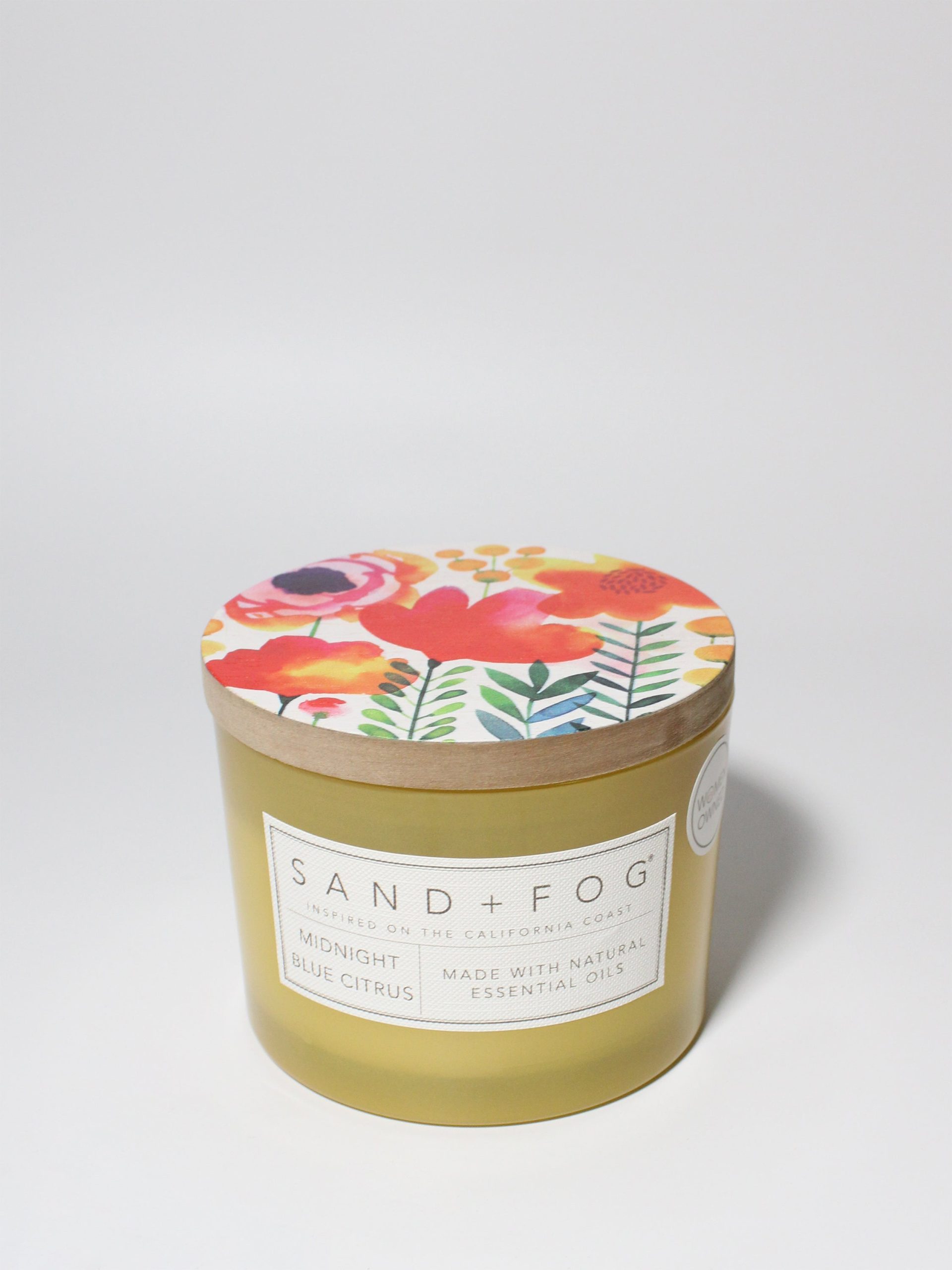 Sand Fog Midnight Blue Citrus 12 oz scented candle
