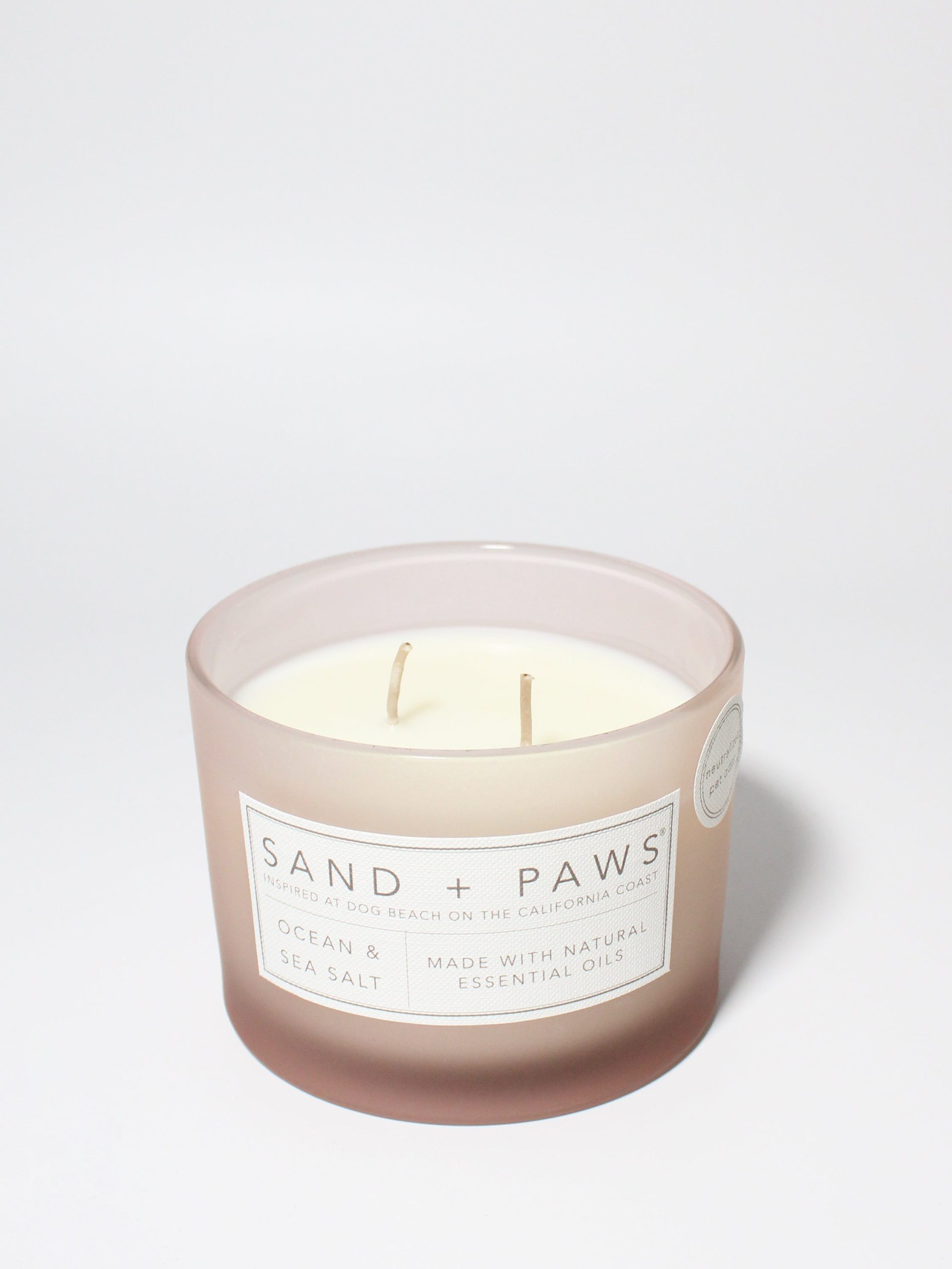 Sand Fog Sand + Paws Ocean & Sea Salt 12 oz scented candle - Image 3