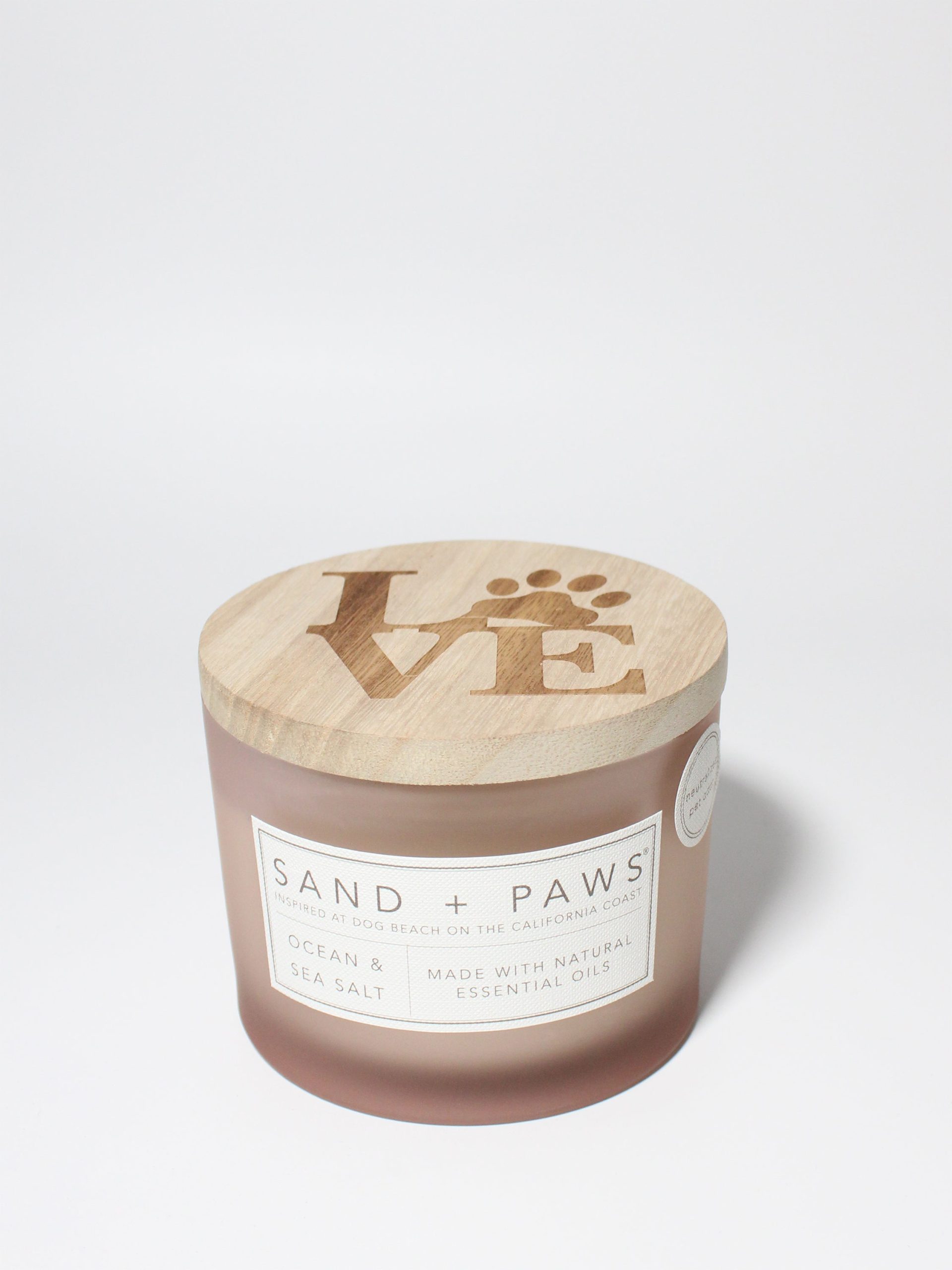 Sand Fog Sand + Paws Ocean & Sea Salt 12 oz scented candle