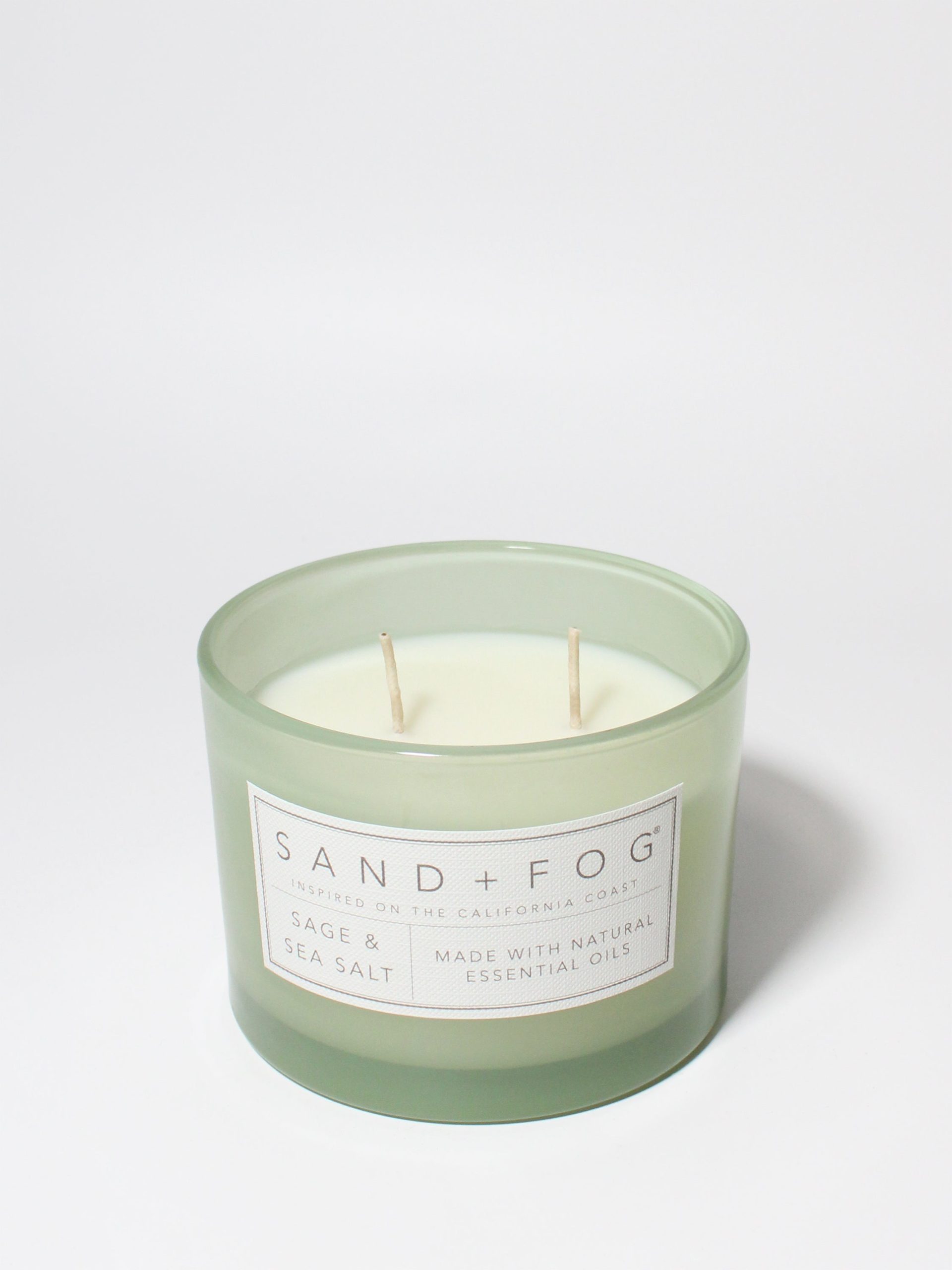 Sand Fog Sage & Sea Salt 12 oz scented candle - Image 3