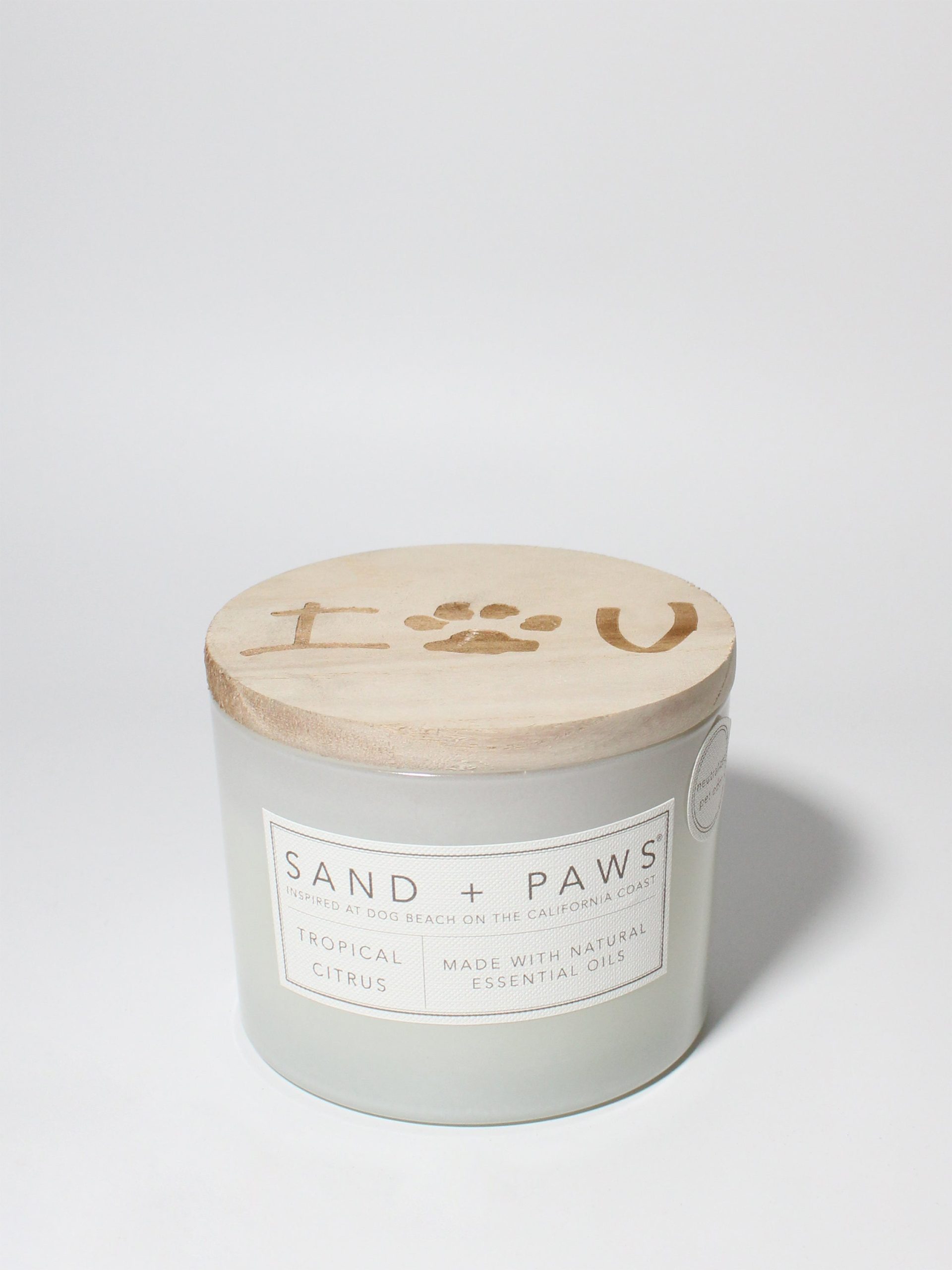 Sand Fog Sand + Paws Tropical Citrus 12 oz scented candle