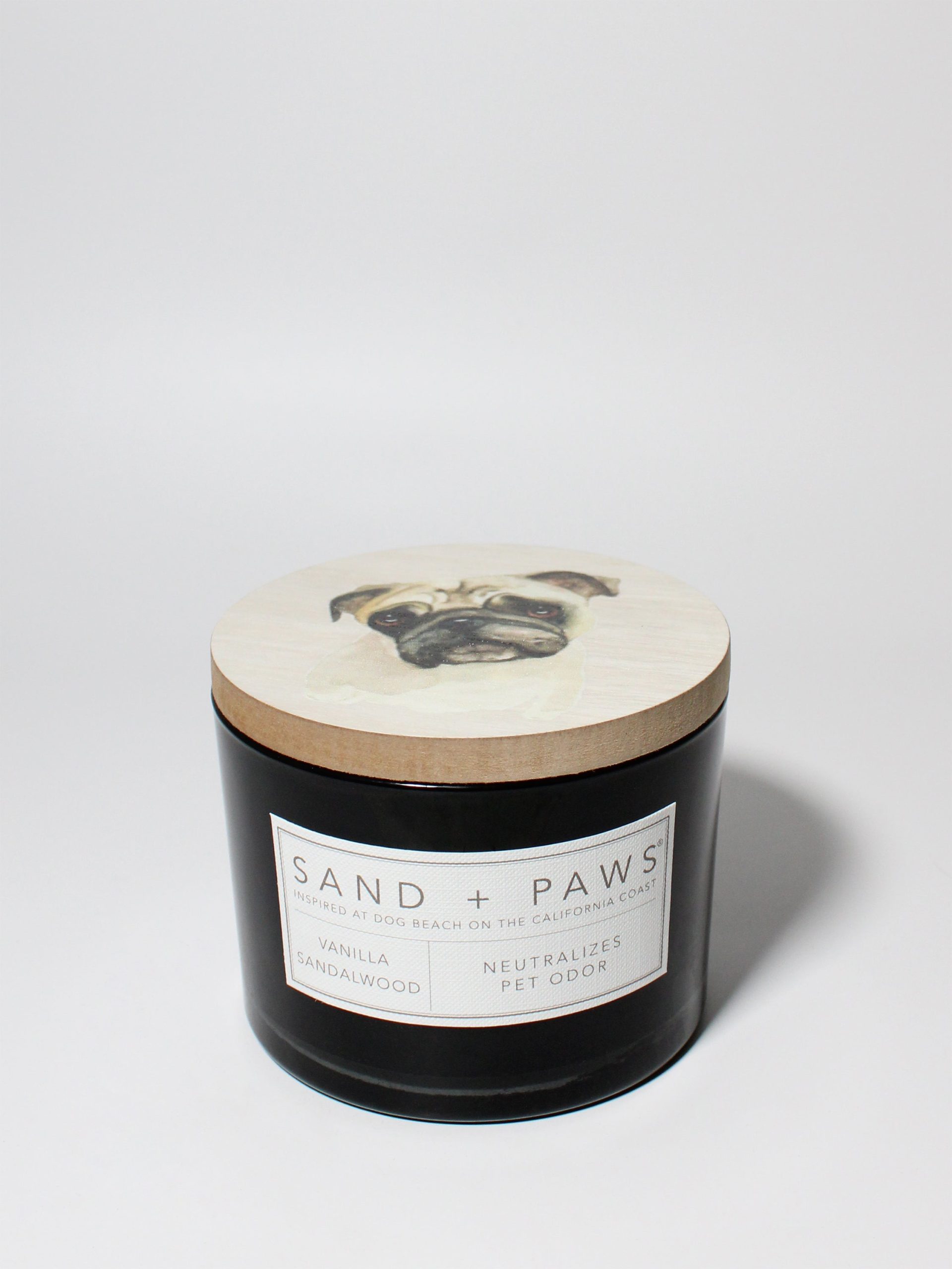 Sand Fog Sand + Paws Vanilla Sandalwood 12 oz scented candle