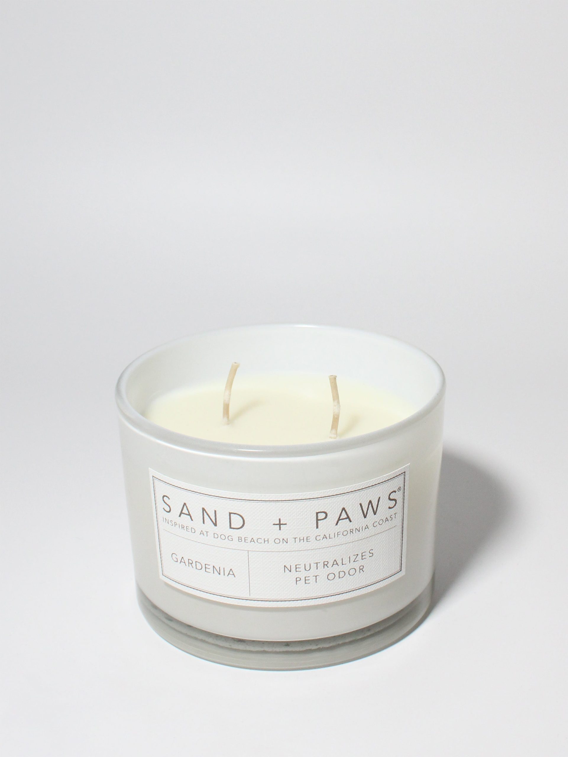 Sand Fog Sand + Paws Gardenia 12 oz scented candle - Image 3