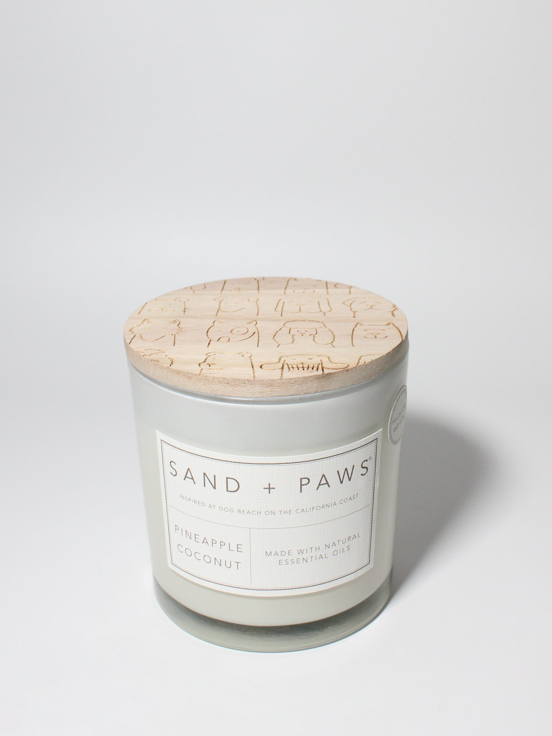 Sand Fog Sand + Paws Pineapple Coconut 21 oz scented candle