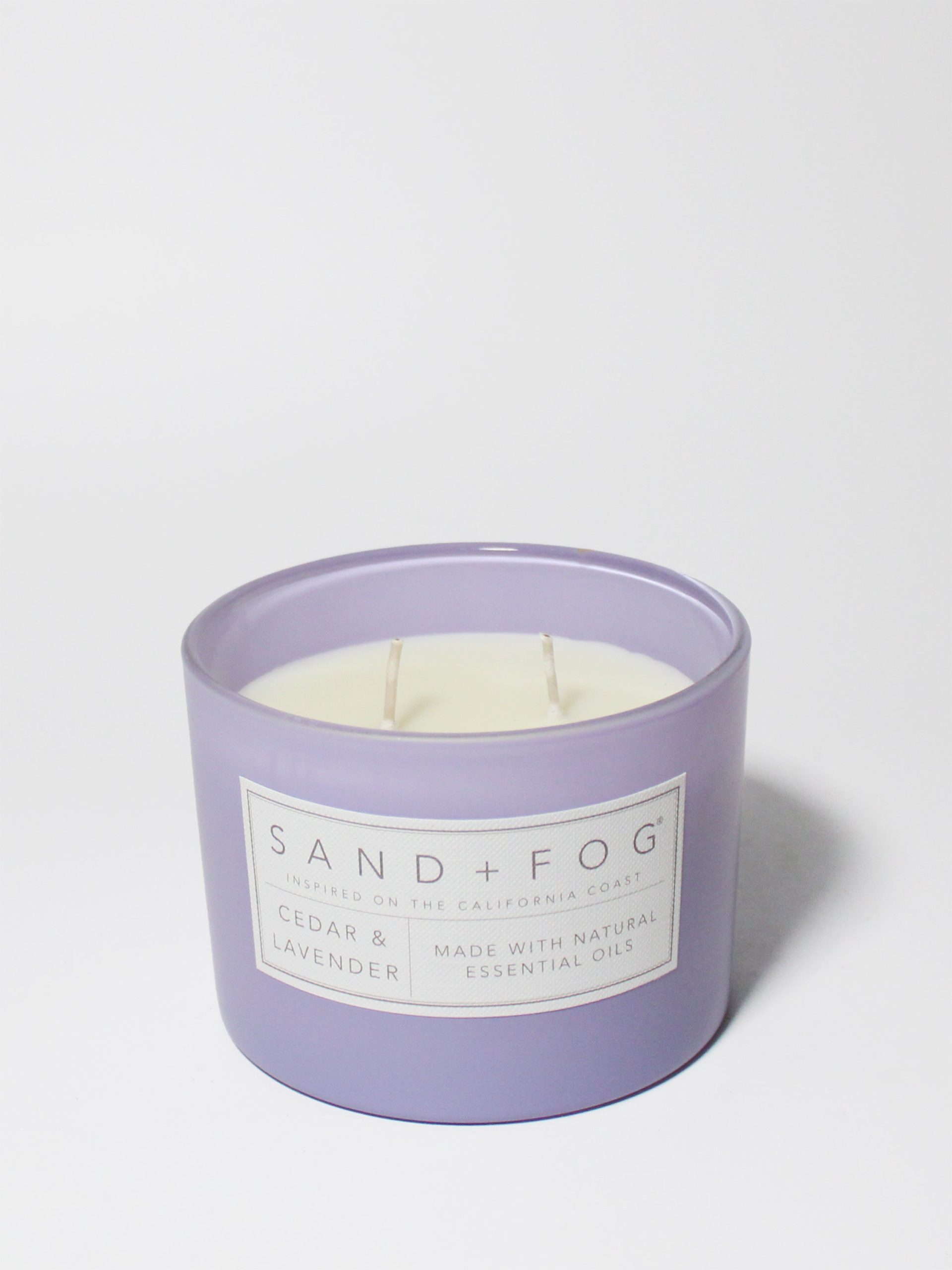 Sand Fog Cedar Lavender 12 oz scented candle - Image 3