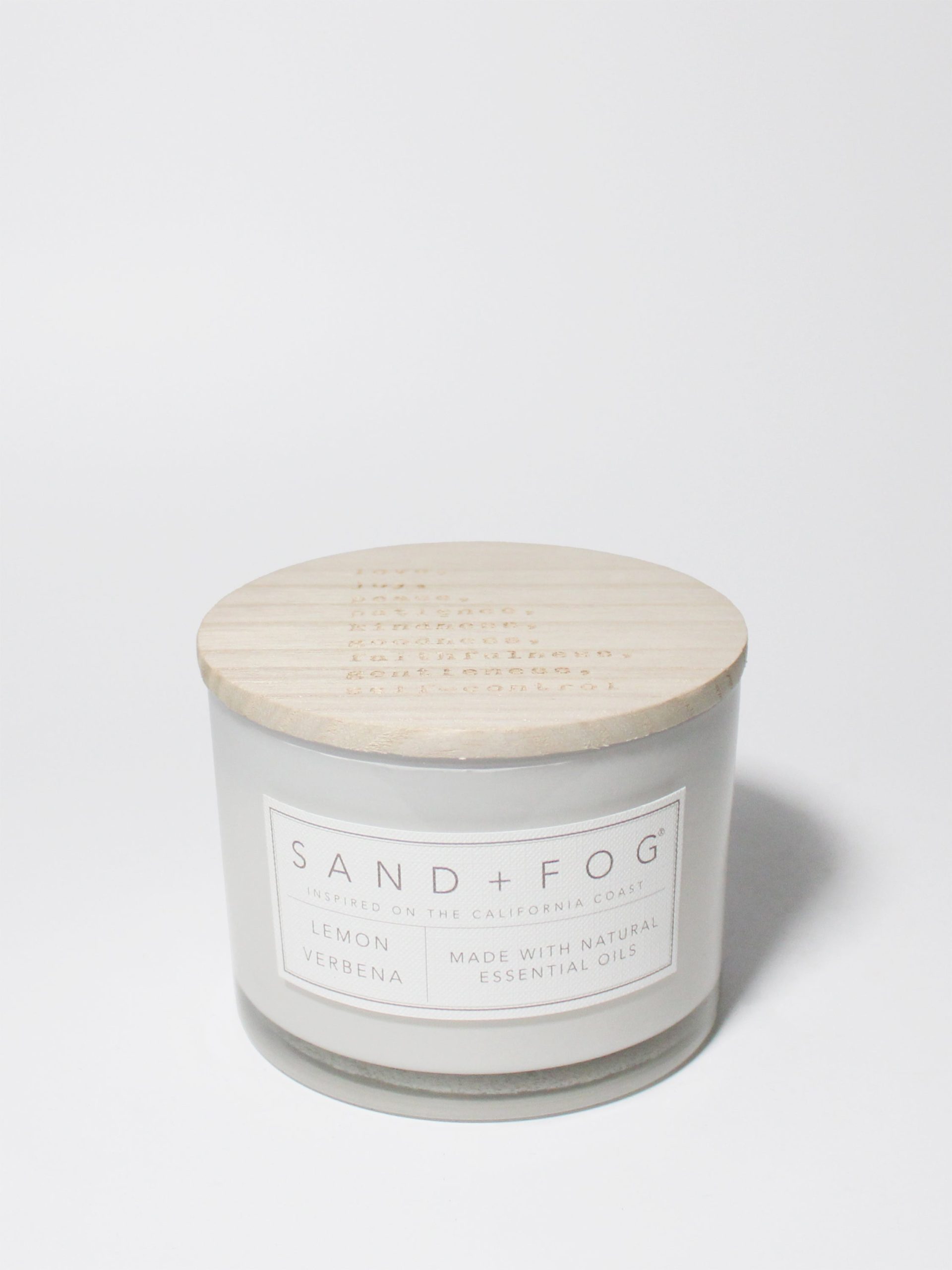 Sand Fog Lemon Verbena 12 oz scented candle