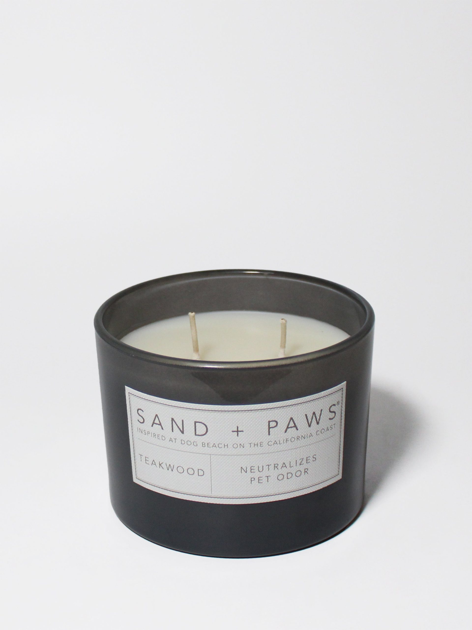 Sand Fog Sand + Paws Teakwood 12 oz scented candle - Image 3