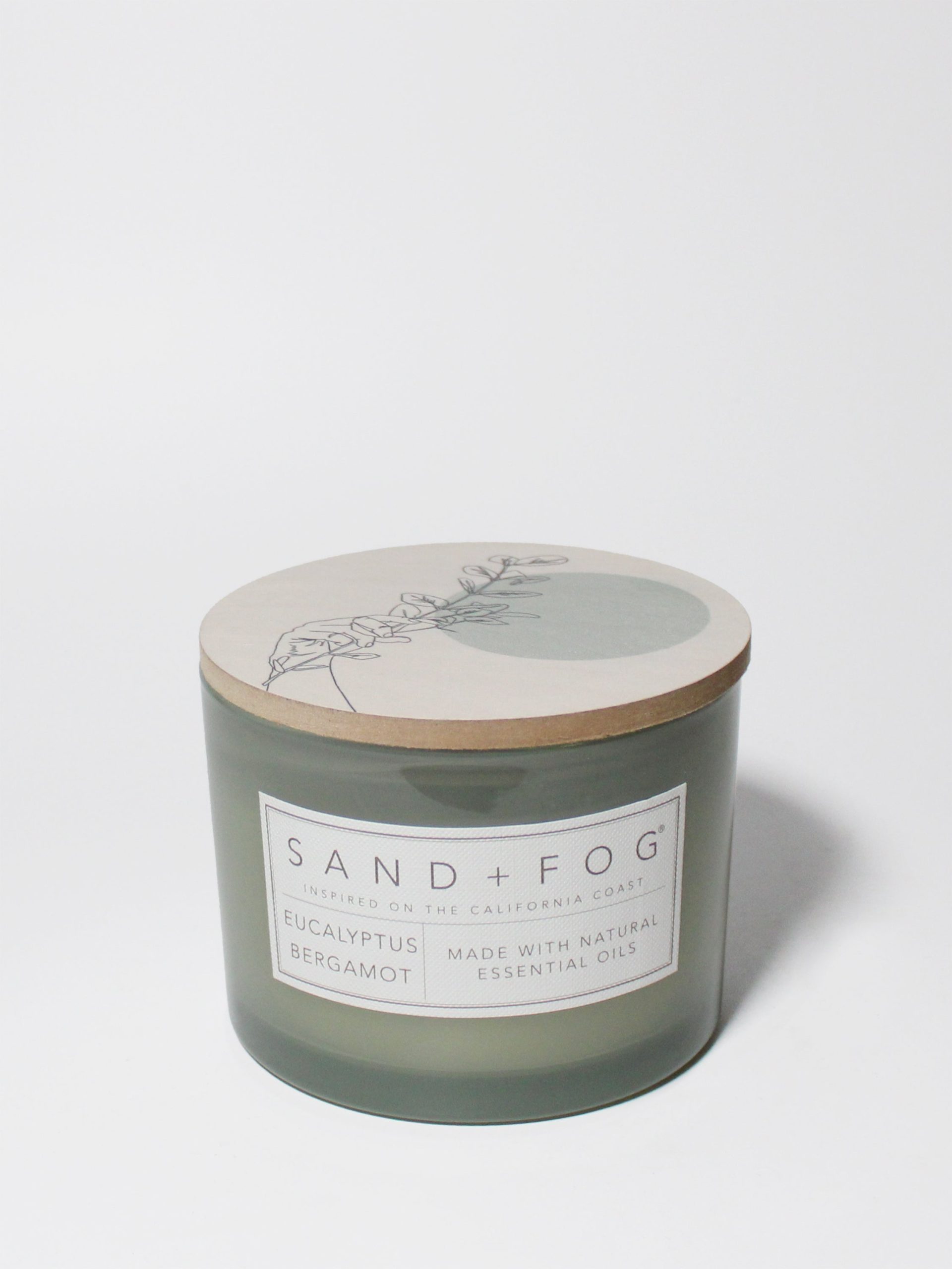 Sand Fog Eucalyptus Bergamont 12 oz scented candle