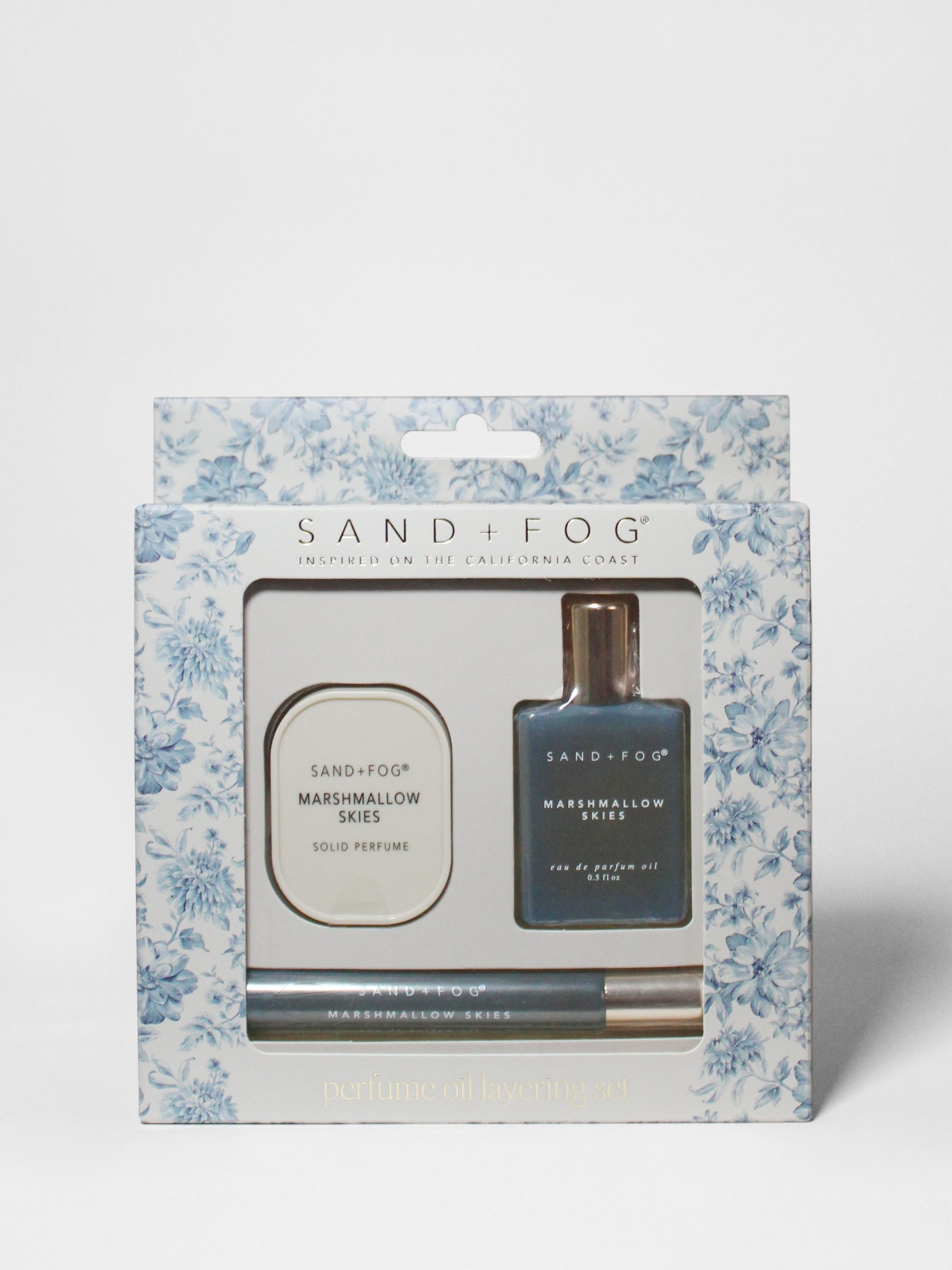Sand Fog Perfume Oil Rollerballs and Solid Perfume Set - Marshmallow Skies