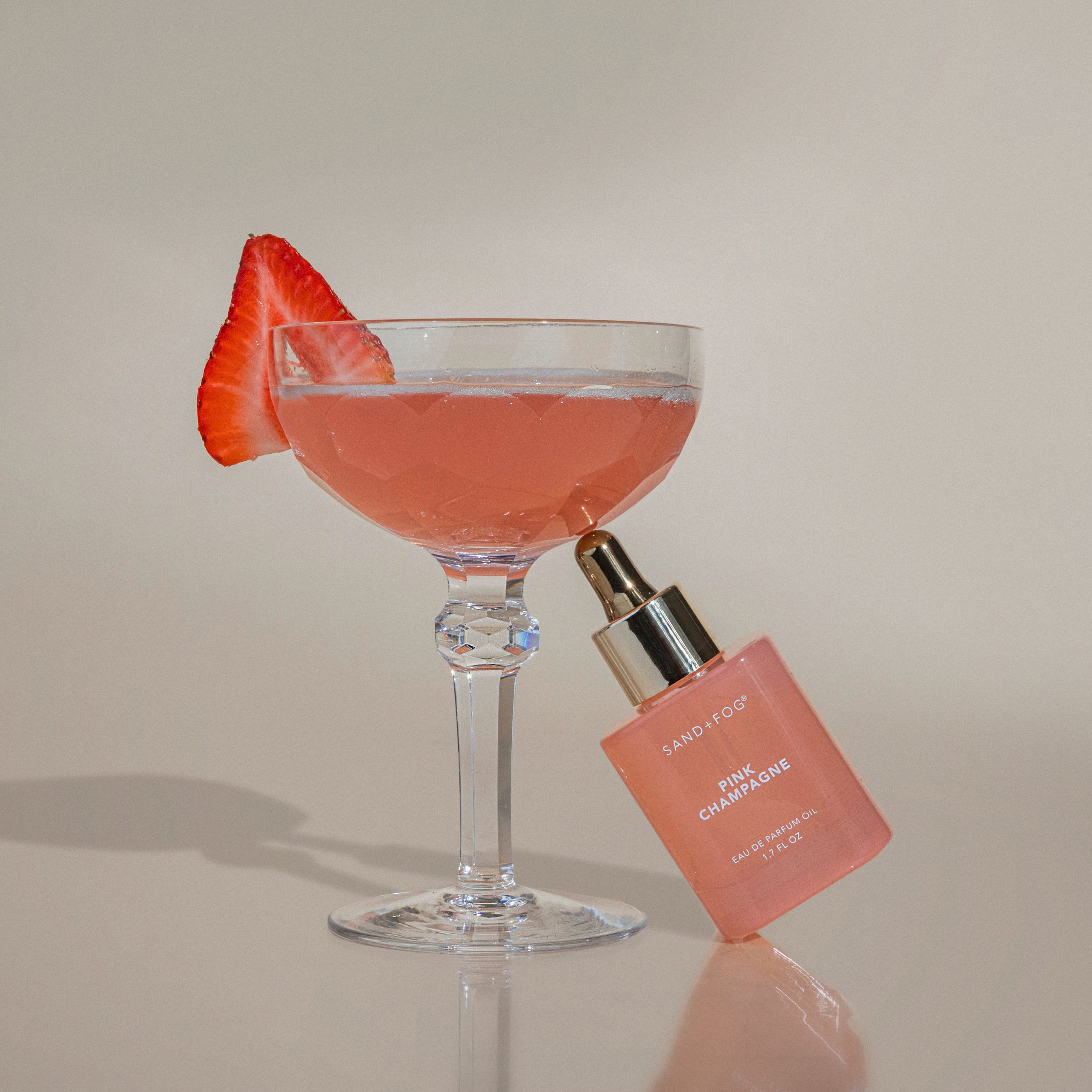 Sand Fog Pink Champagne 50ml Perfume Oil Dropper - Image 2