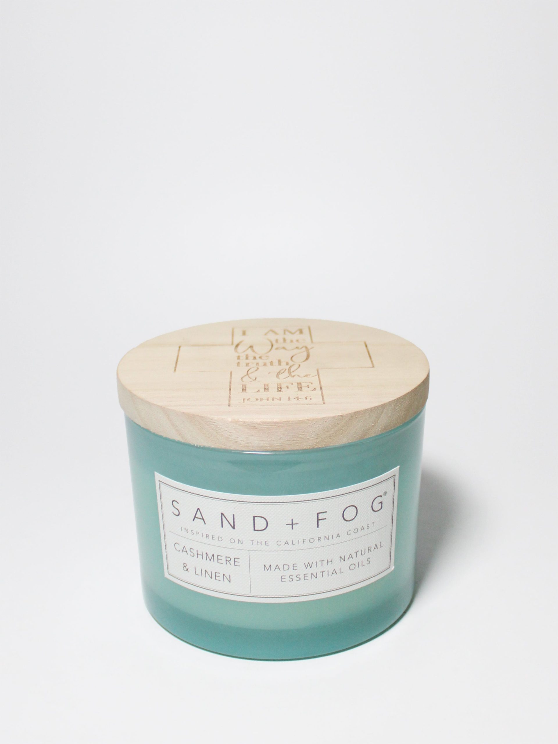 Sand Fog Cashmere & Linen 12 oz scented candle