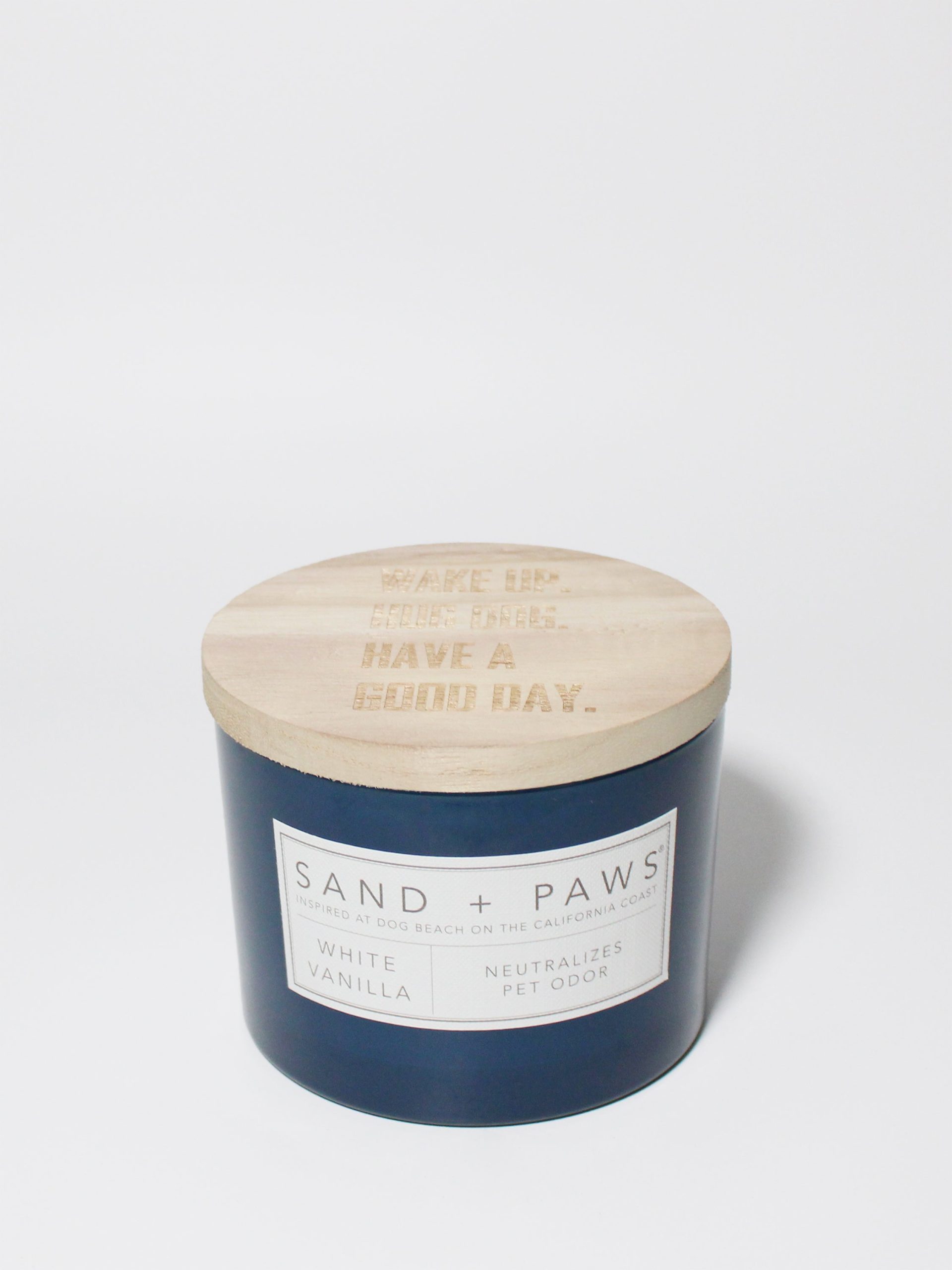 Sand Fog Sand + Paws White Vanilla 12 oz scented candle