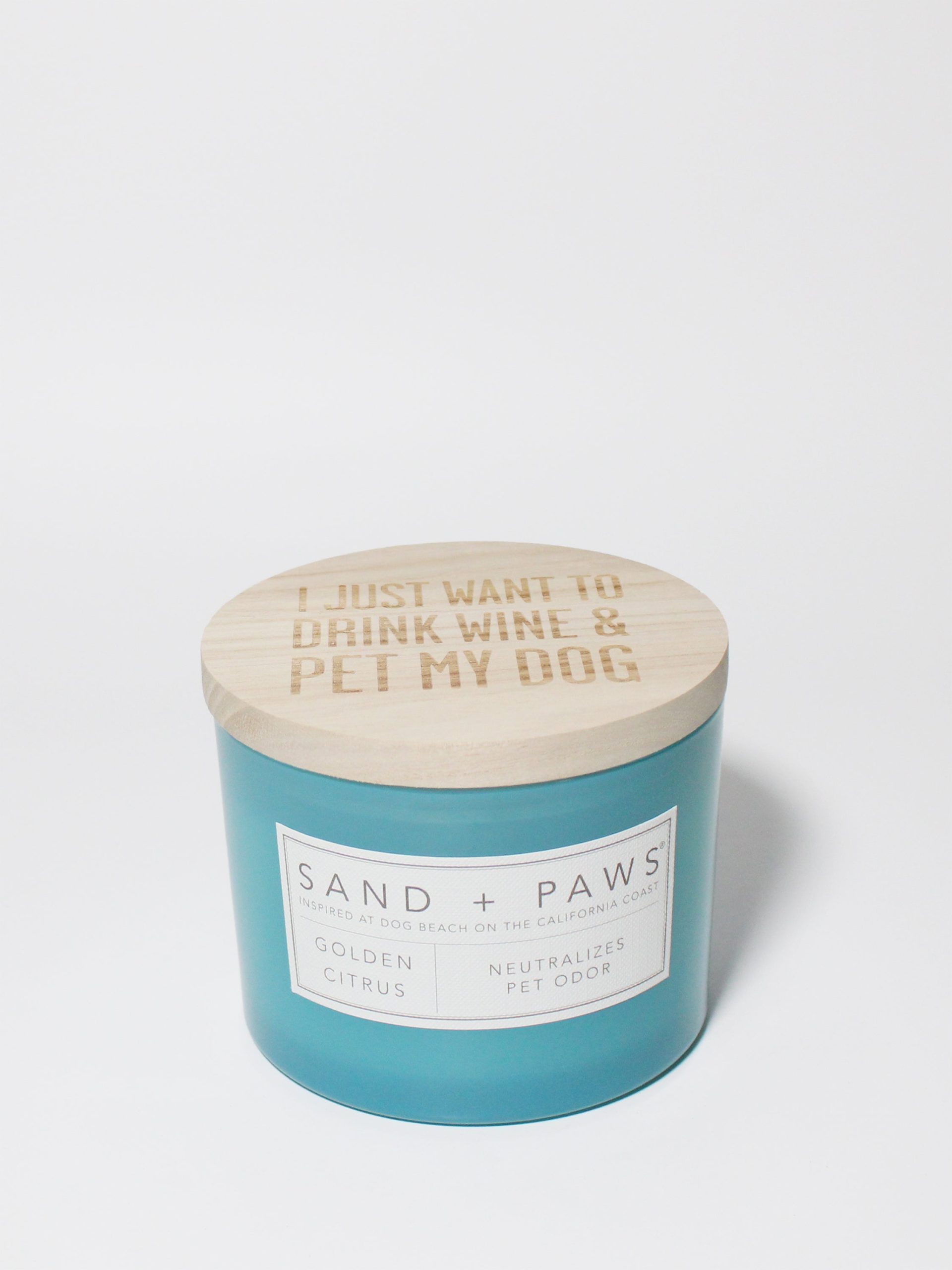 Sand Fog Sand + Paws Golden Citrus 12 oz scented candle