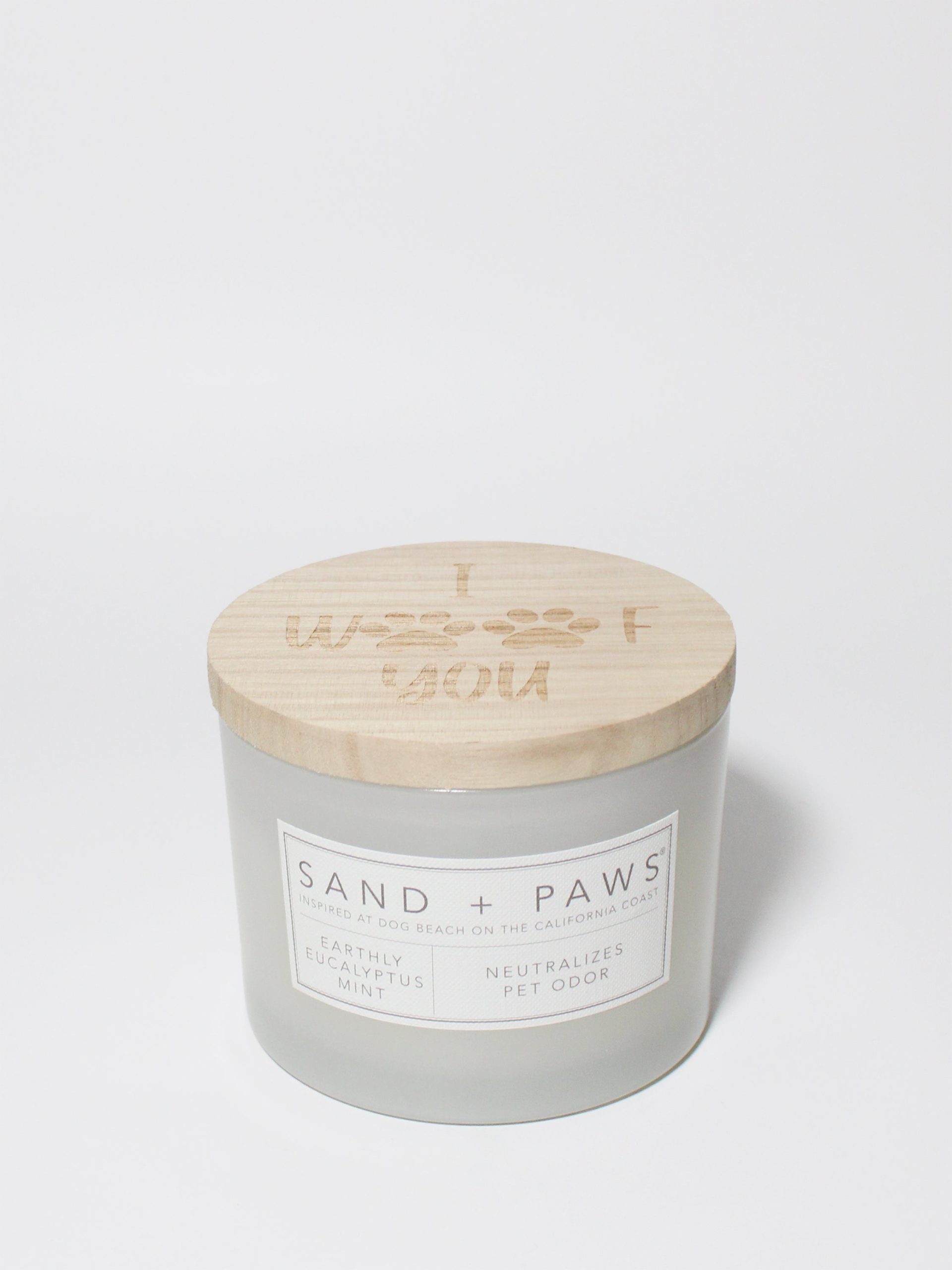 Sand Fog Sand + Paws Earthly Eucalyptus Mint 12 oz scented candle