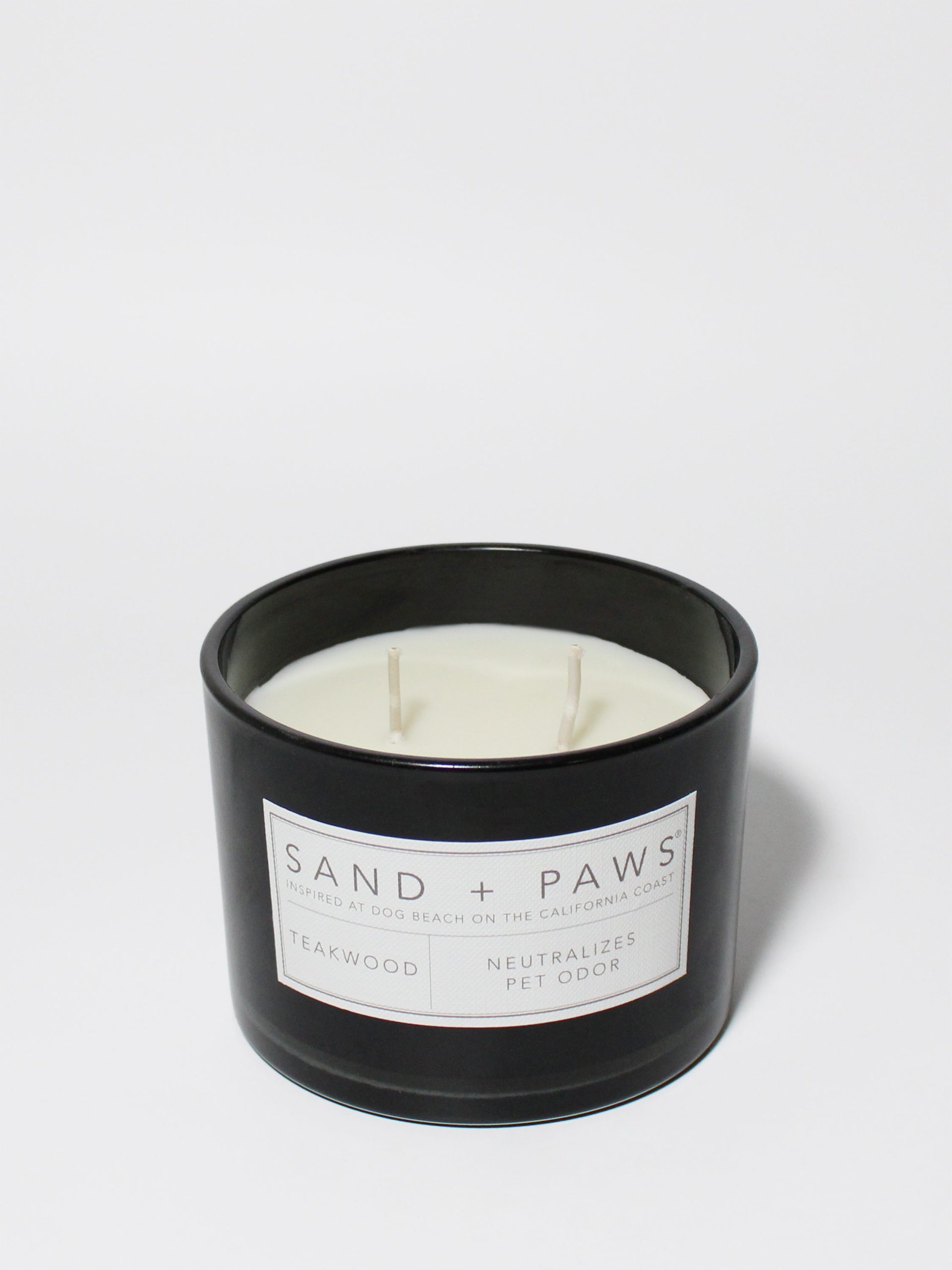 Sand Fog Sand + Paws Teakwood 12 oz scented candle - Image 3
