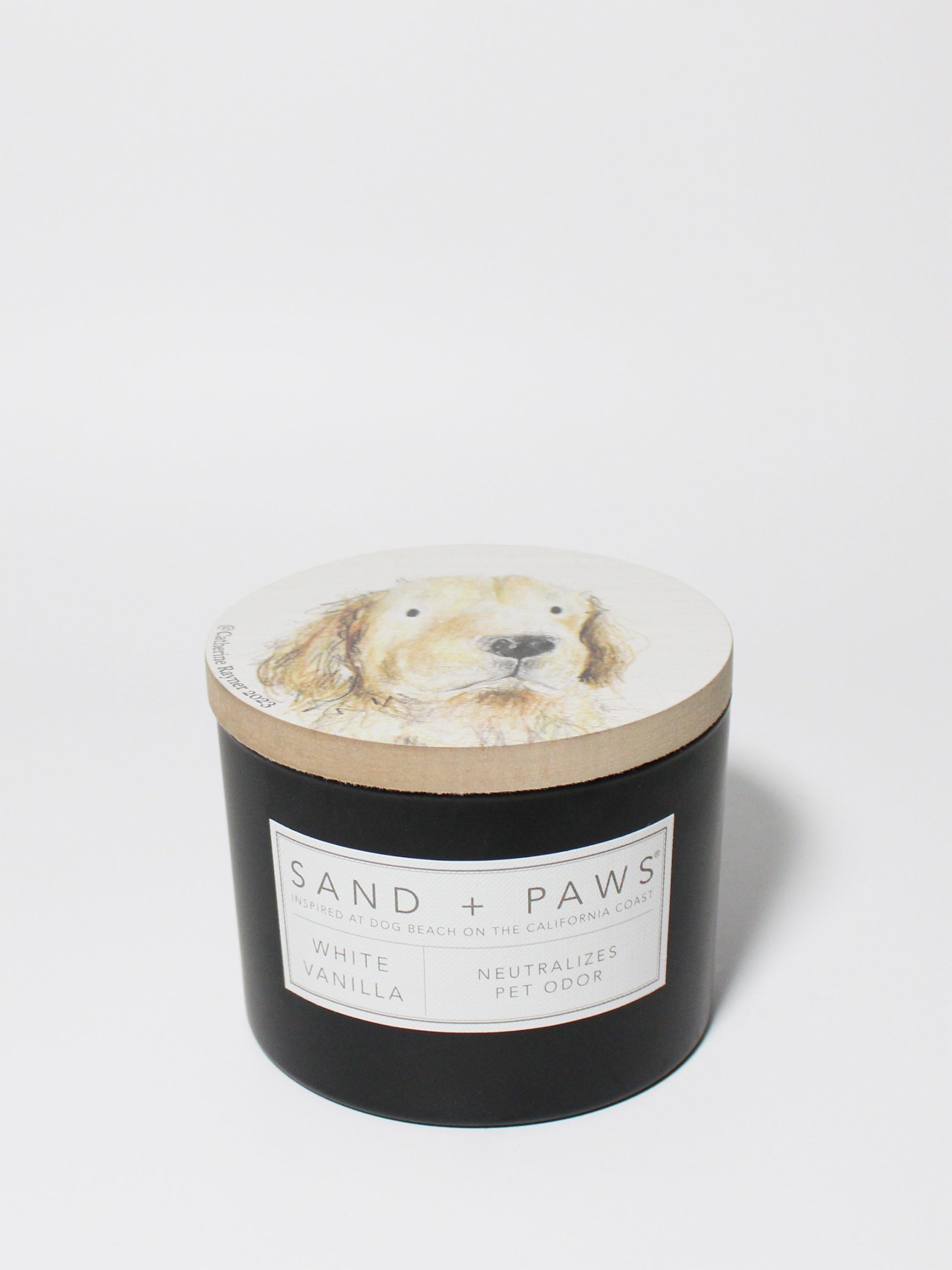 Sand Fog Sand + Paws White Vanilla 12 oz scented candle