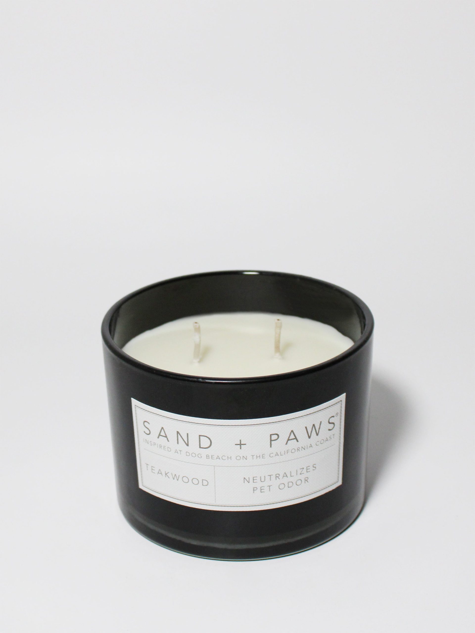 Sand Fog Sand + Paws Teakwood 12 oz scented candle - Image 3