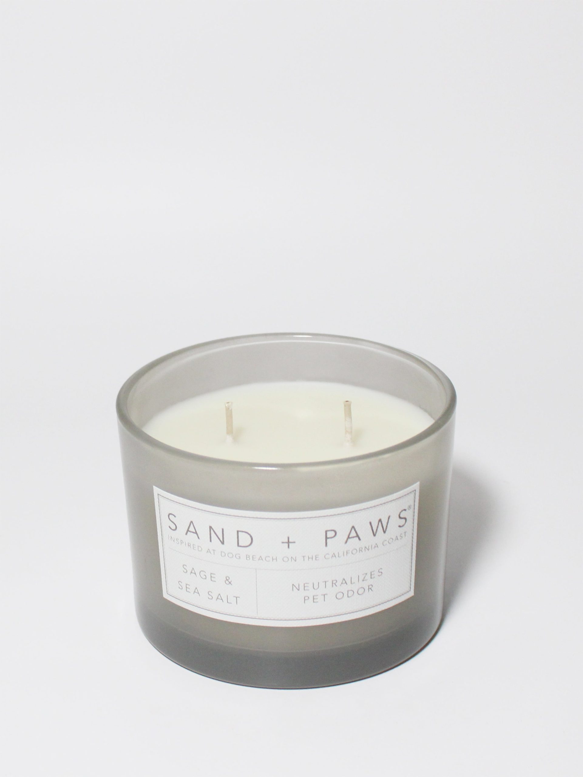 Sand Fog Sand + Paws Sage & Sea Salt 12 oz scented candle - Image 3