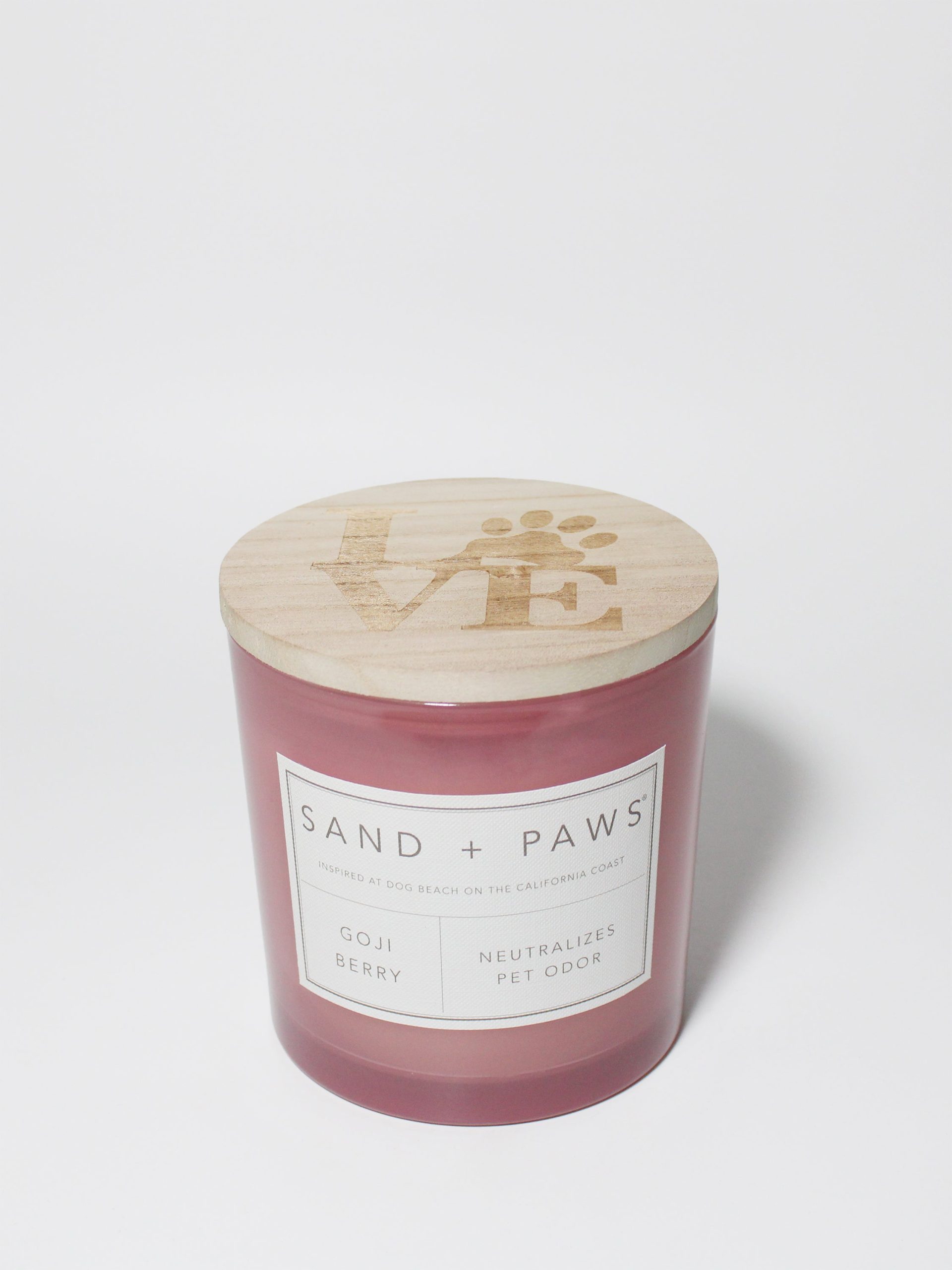 Sand Fog Sand + Paws Goji Berry 21 oz scented candle