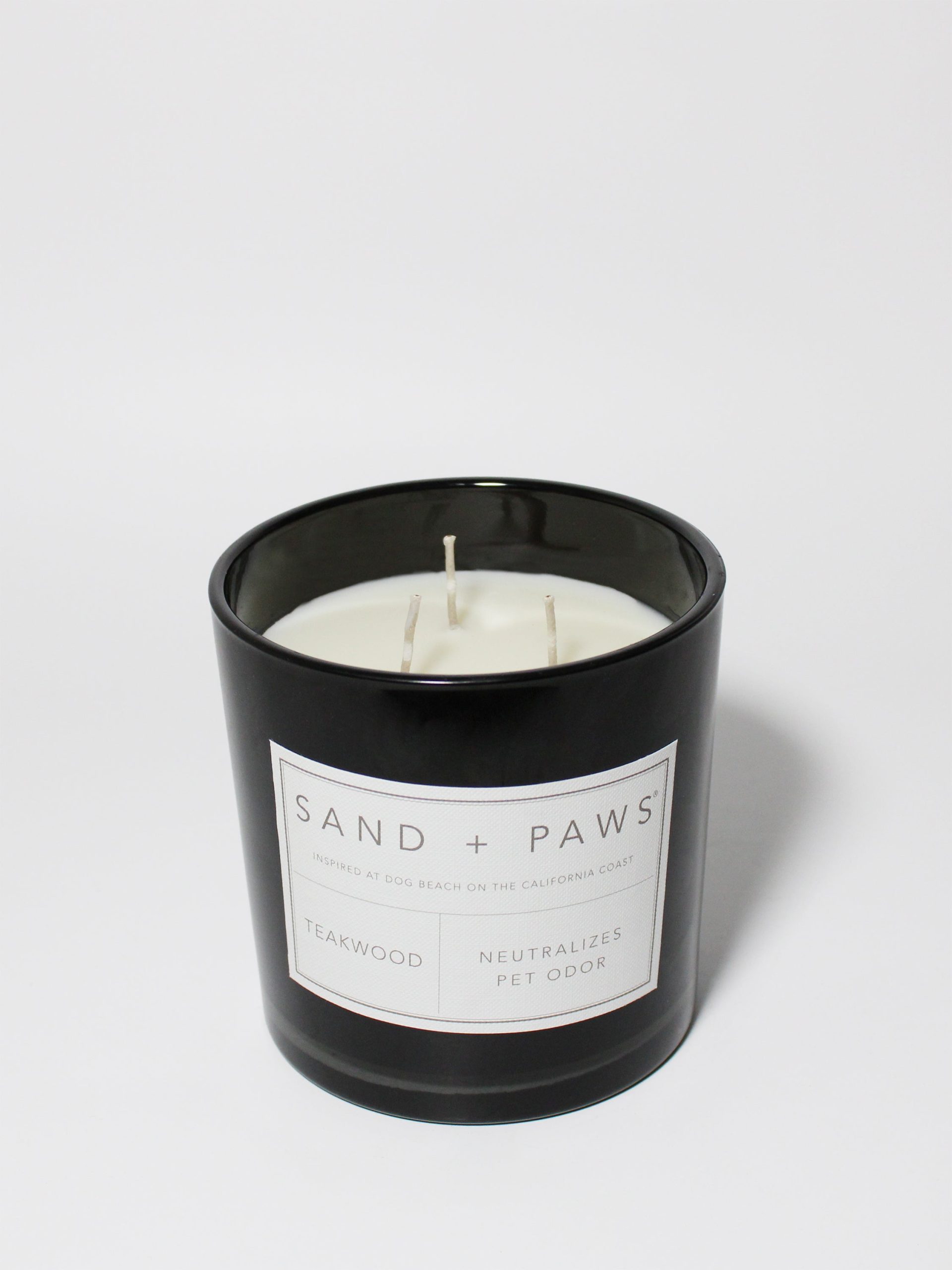 Sand Fog Sand + Paws Teakwood 21 oz scented candle - Image 3