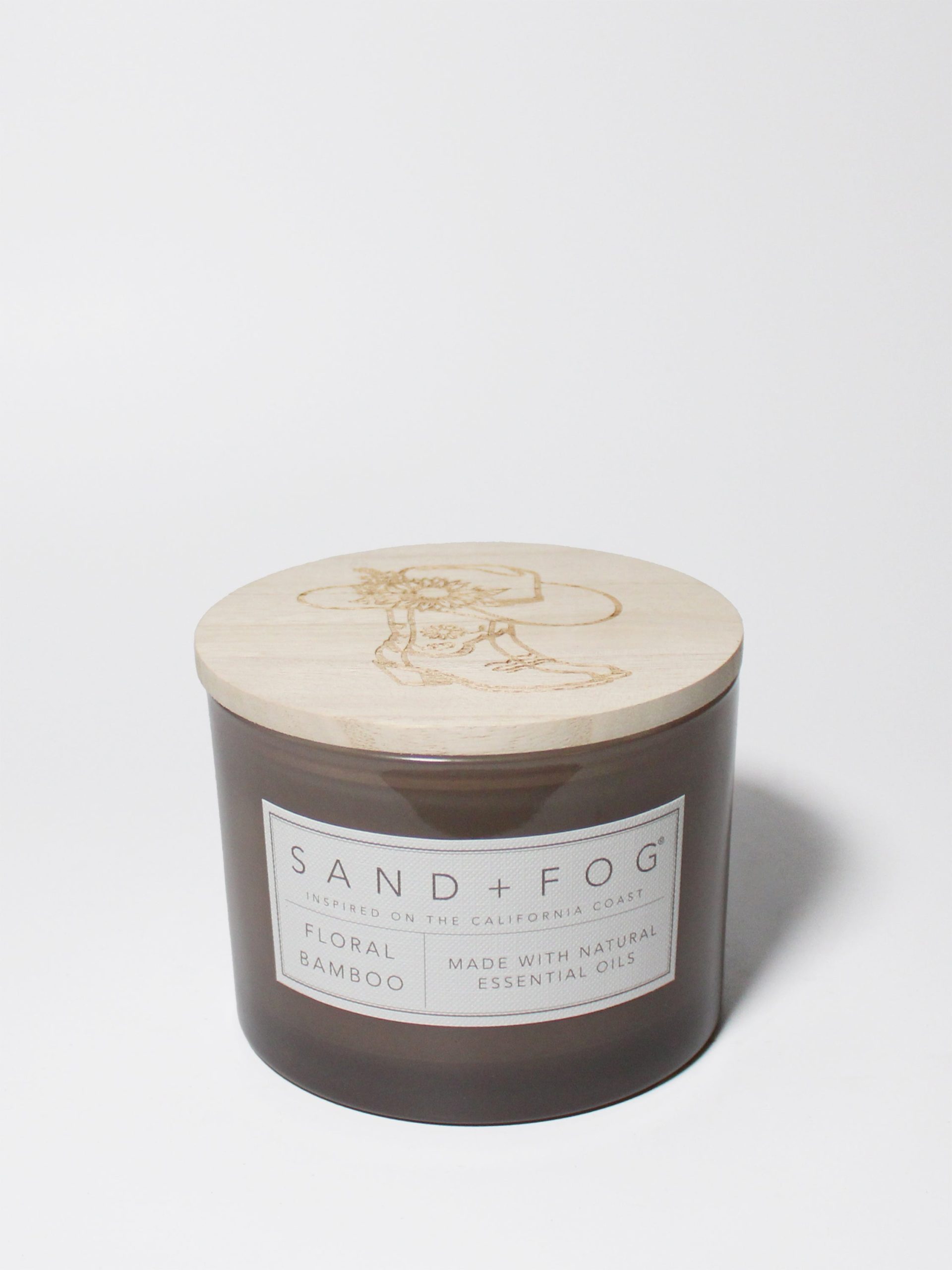 Sand Fog Floral Bamboo 12 oz scented candle