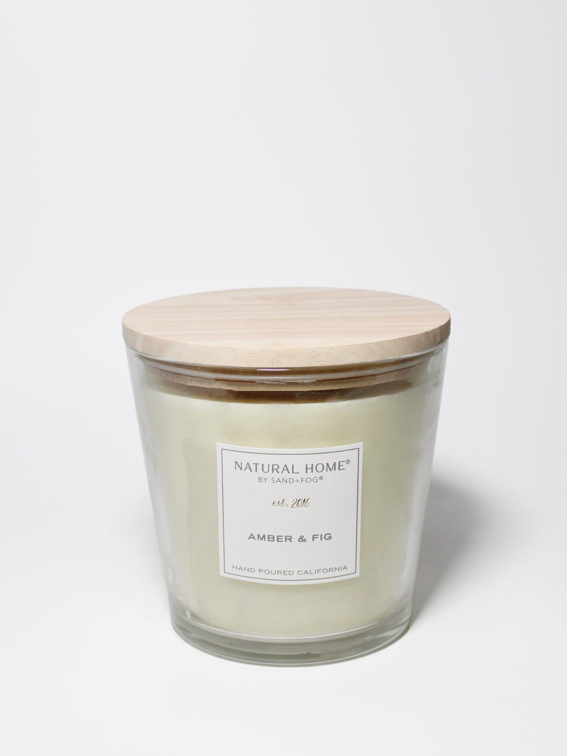 Sand Fog Amber & Fig Natural Home 31 oz scented candle