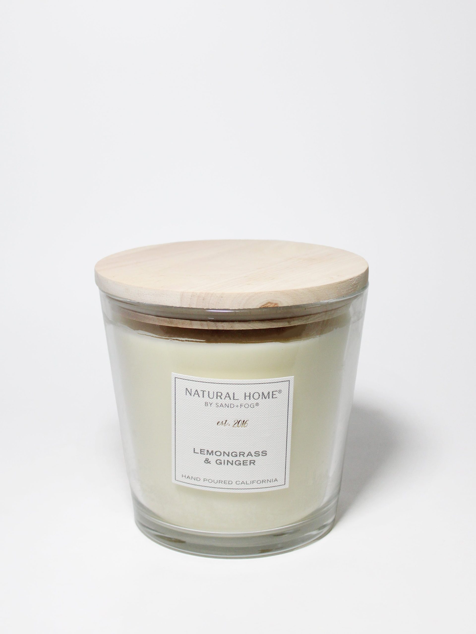 Sand Fog Lemongrass & Ginger Natural Home 31 oz scented candle