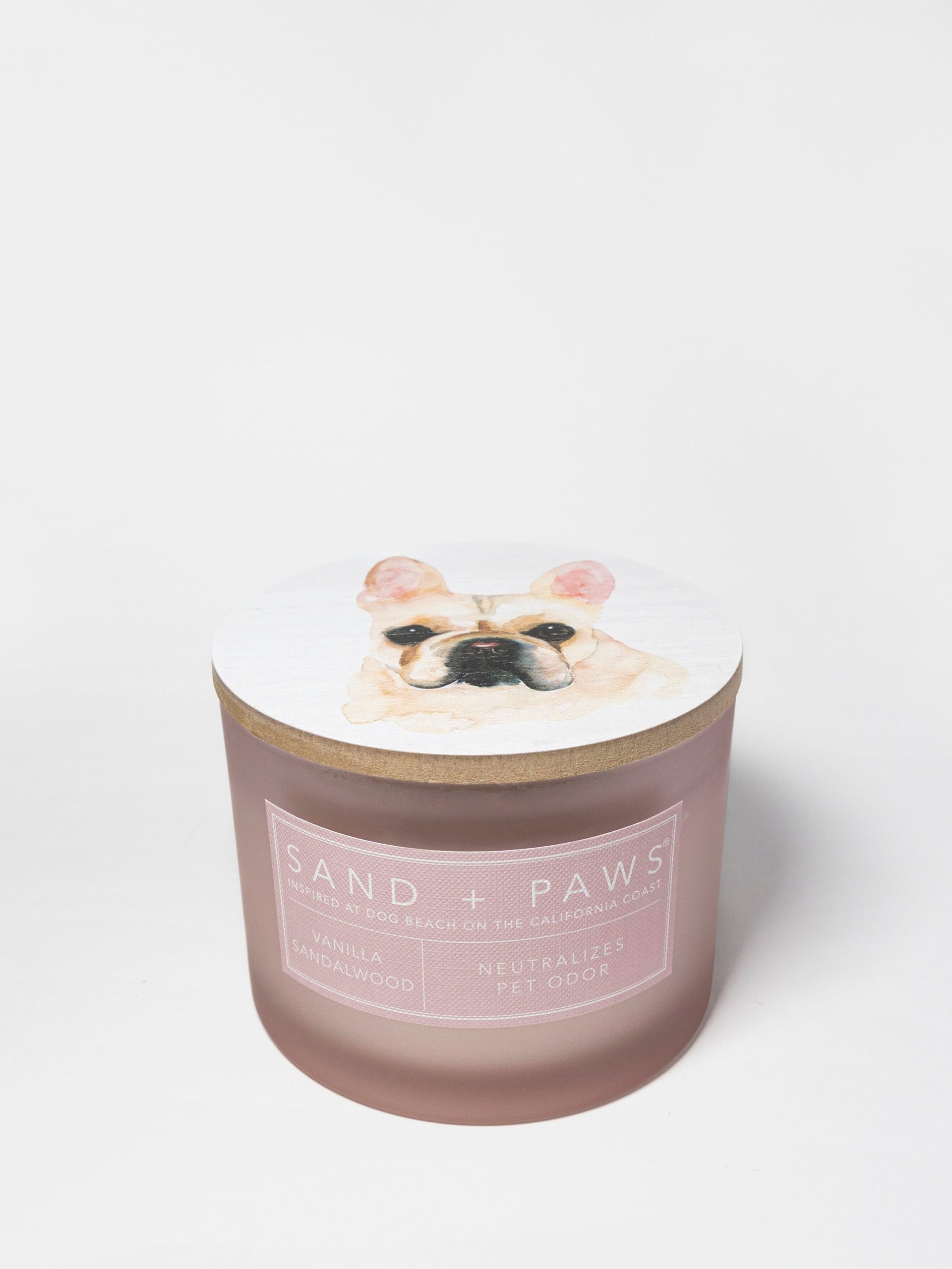 Sand Fog Sand + Paws Vanilla Sandalwood 12 oz scented candle