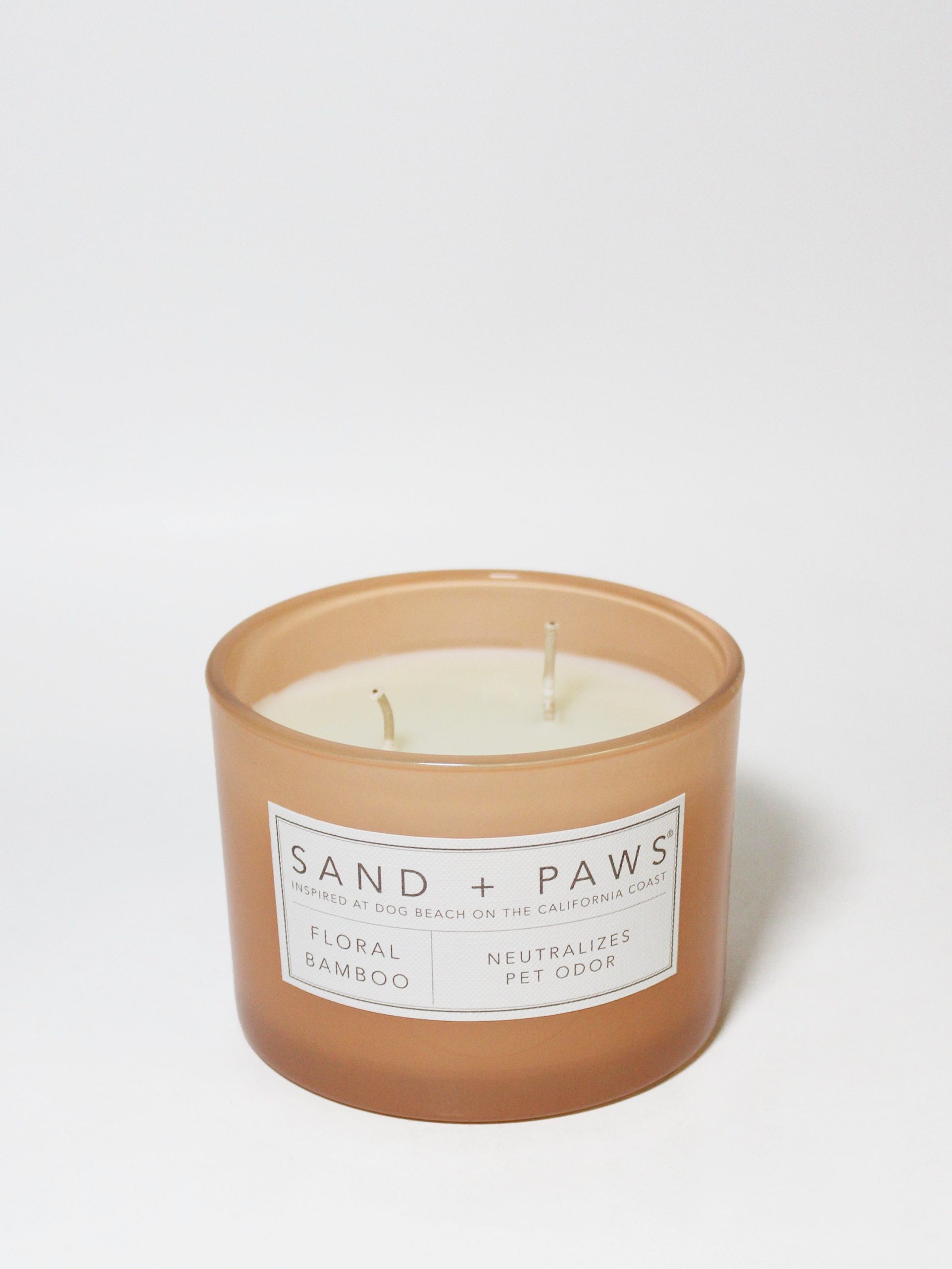 Sand Fog Sand + Paws Floral Bamboo 12 oz scented candle - Image 3