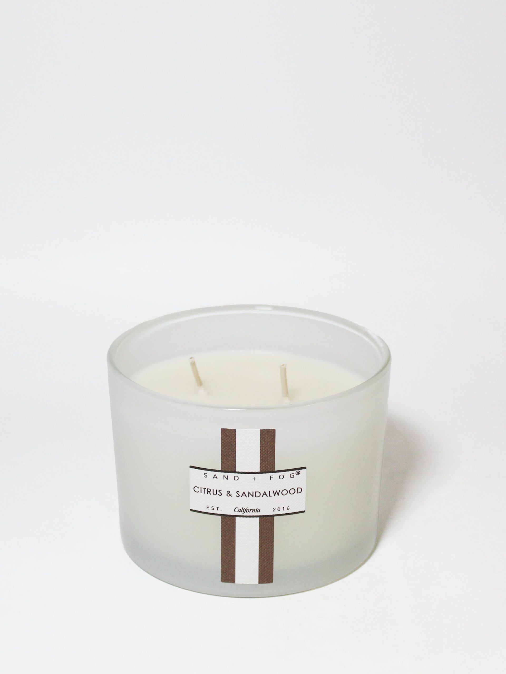 Sand Fog Citrus & Sandalwood 12 oz scented candle - Image 3