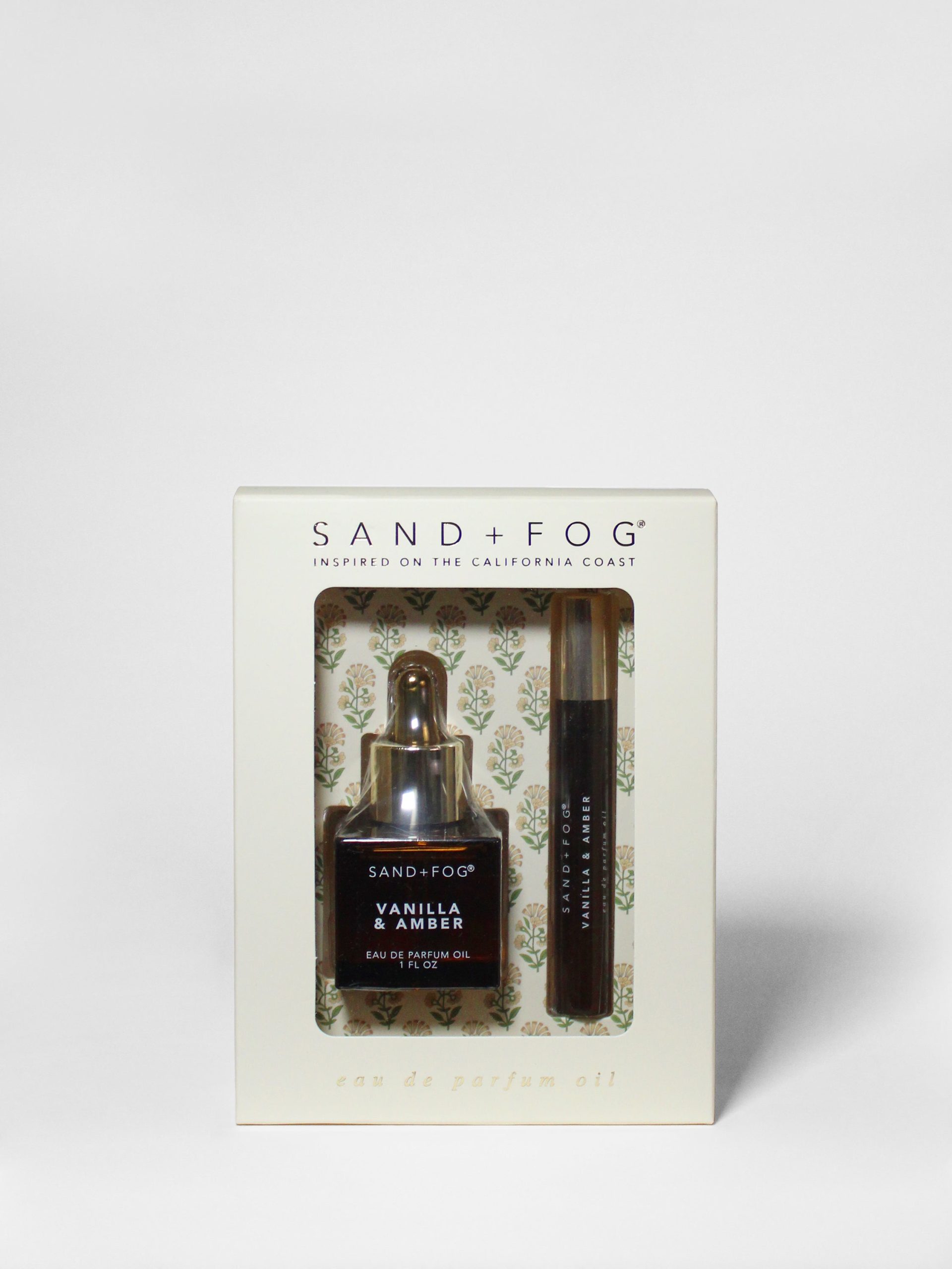 Sand Fog Perfume Oil Rollerball and Perfume Dropper Set - Vanilla & Amber