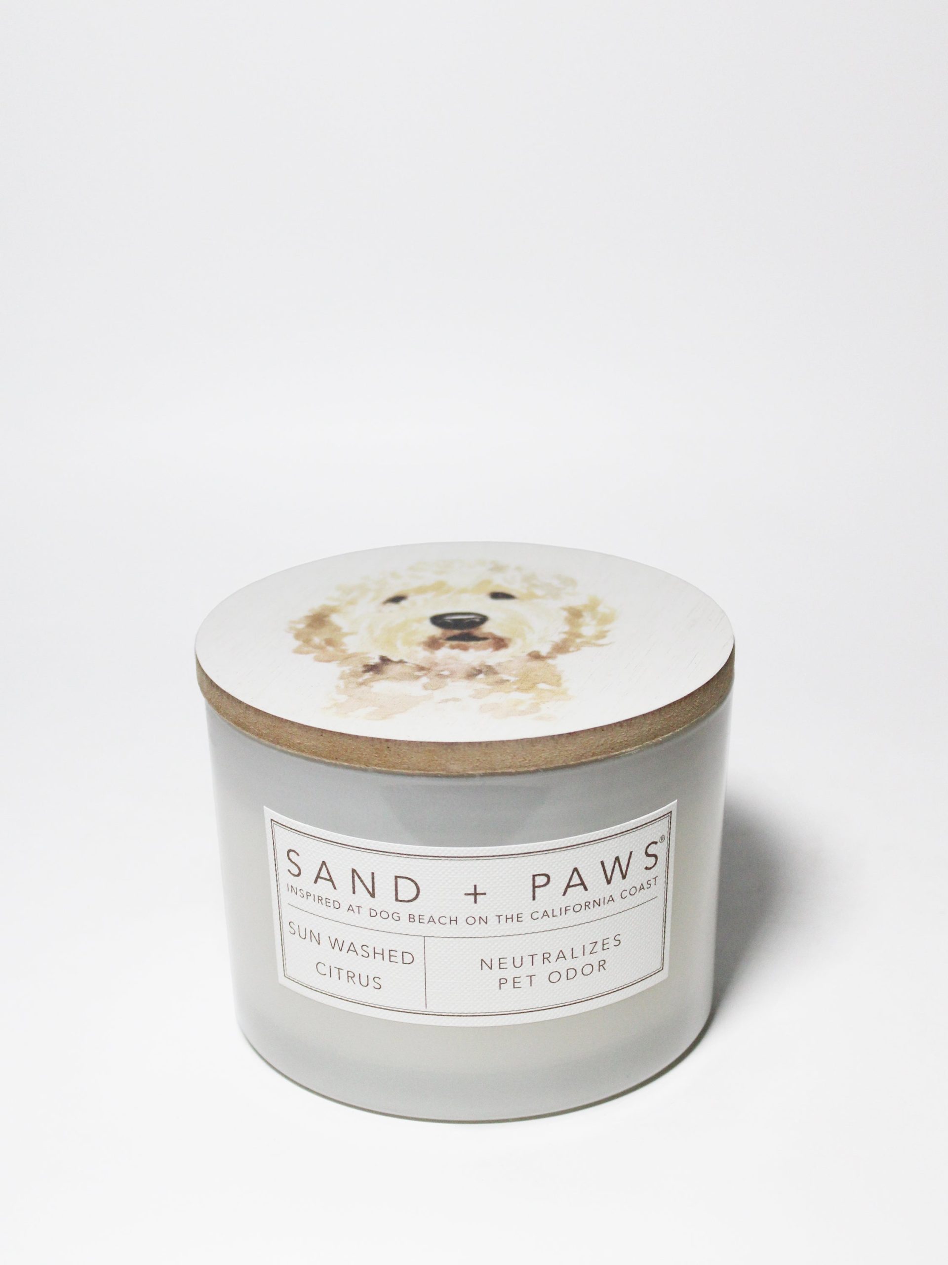 Sand Fog Sand + Paws Sun Washed Citrus 12 oz scented candle
