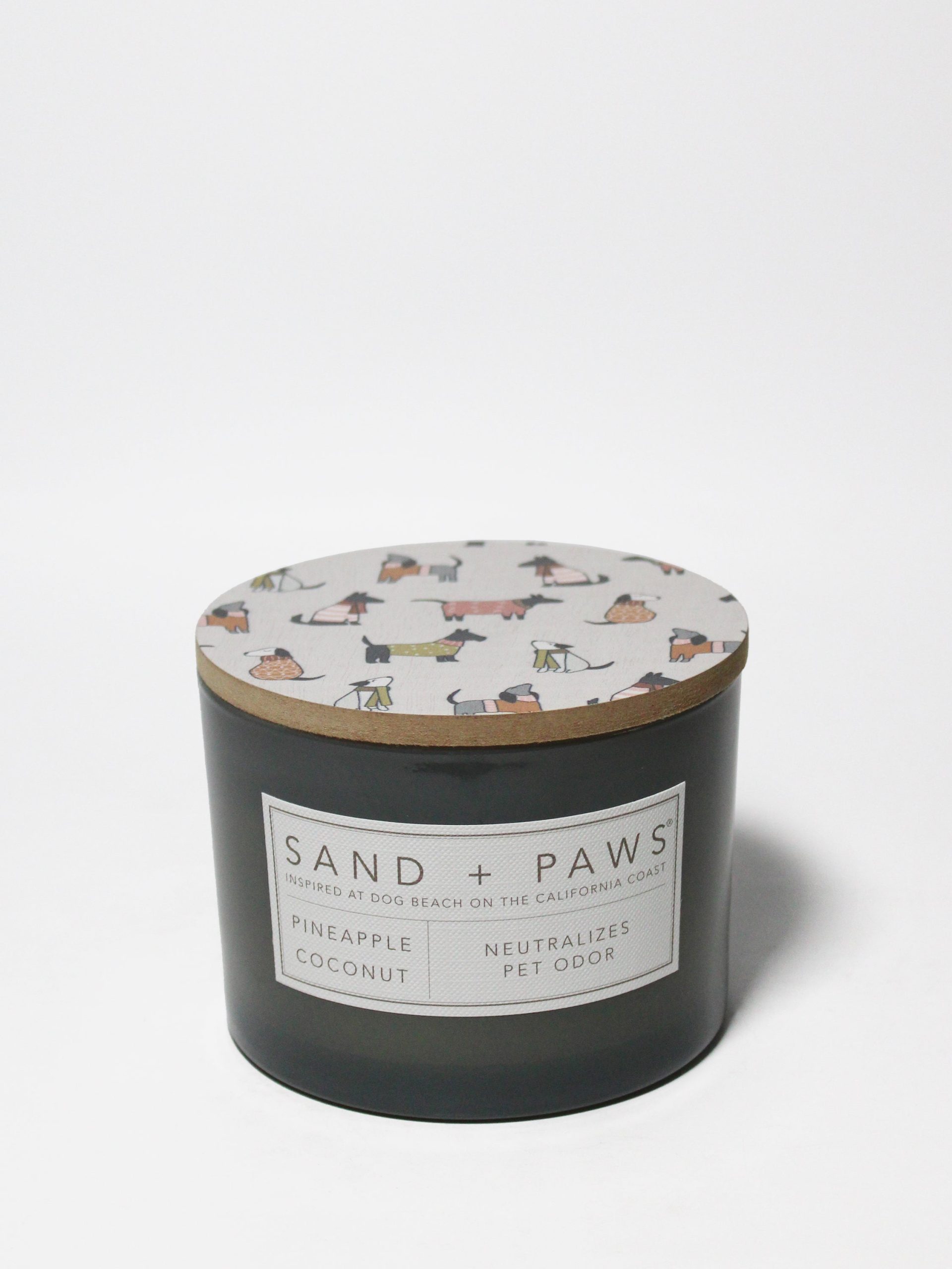 Sand Fog Sand + Paws Pineapple Coconut 12 oz scented candle
