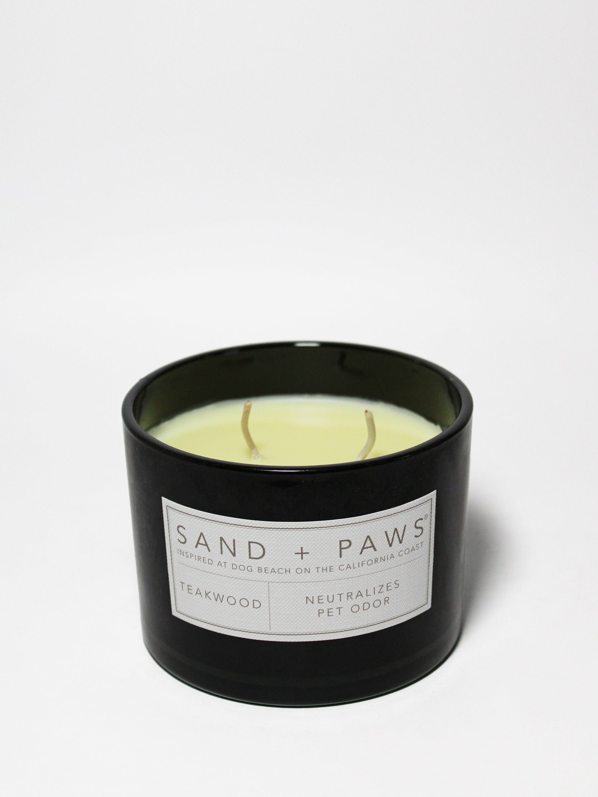 Sand Fog Sand + Paws Teakwood 12 oz scented candle - Image 3