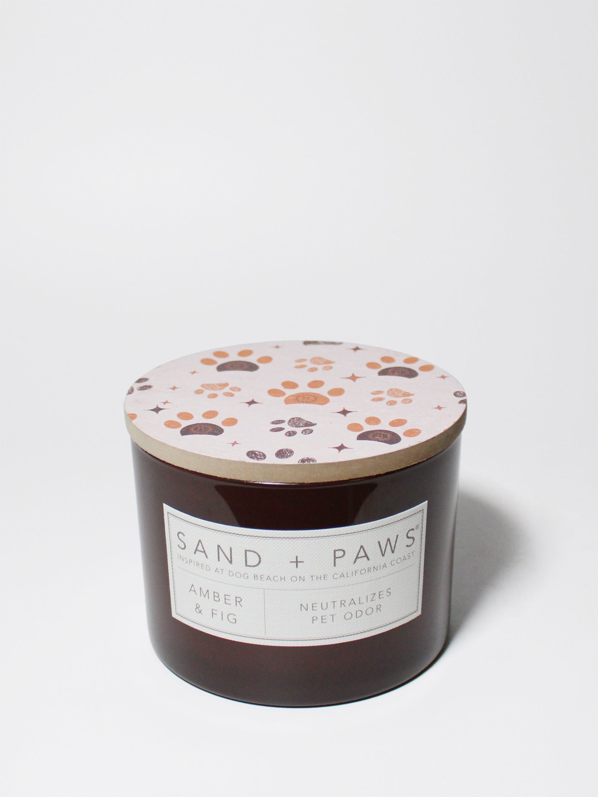 Sand Fog Sand + Paws Amber & Fig 12 oz scented candle