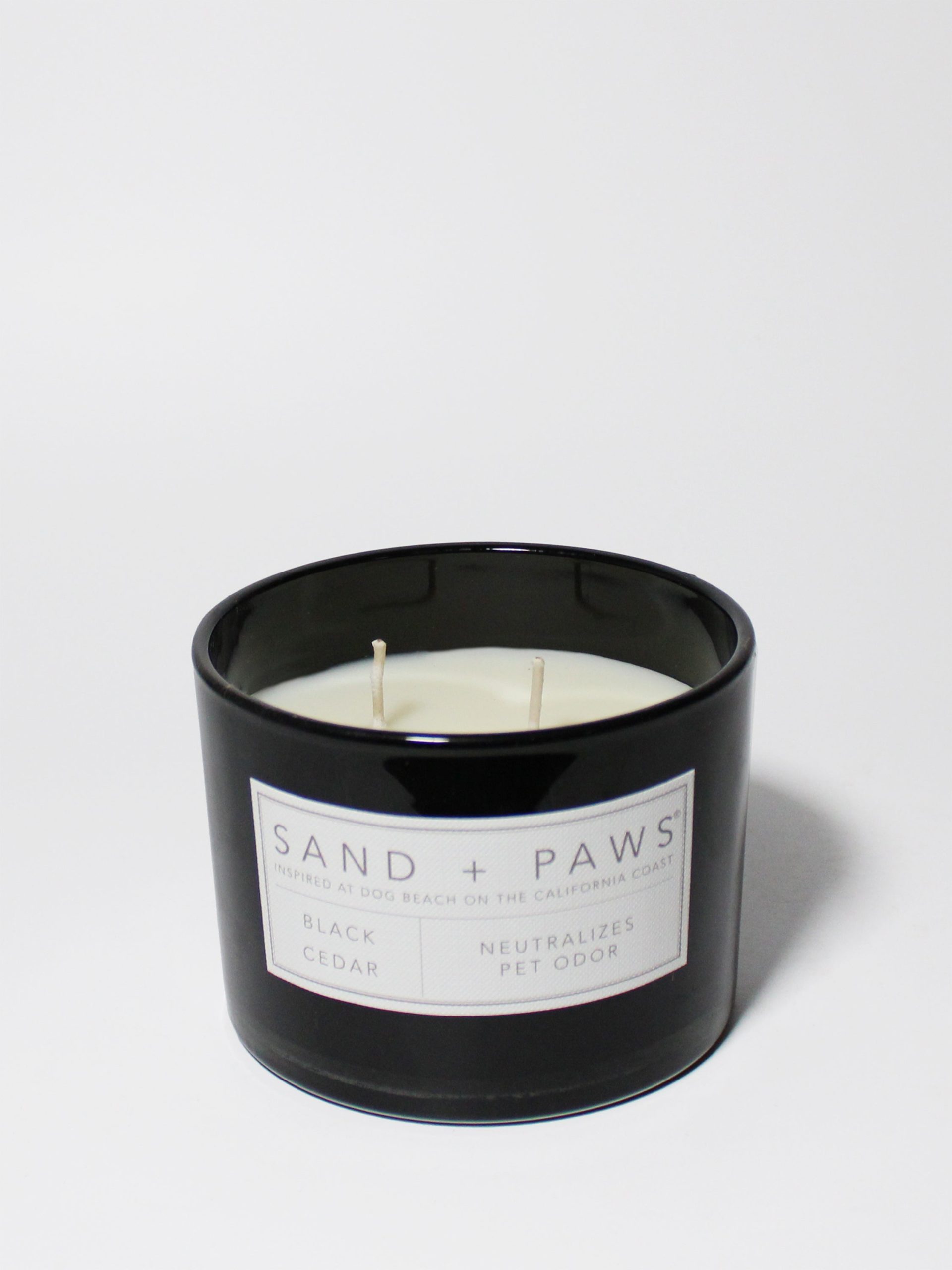 Sand Fog Sand + Paws Black Cedar 12 oz scented candle - Image 3