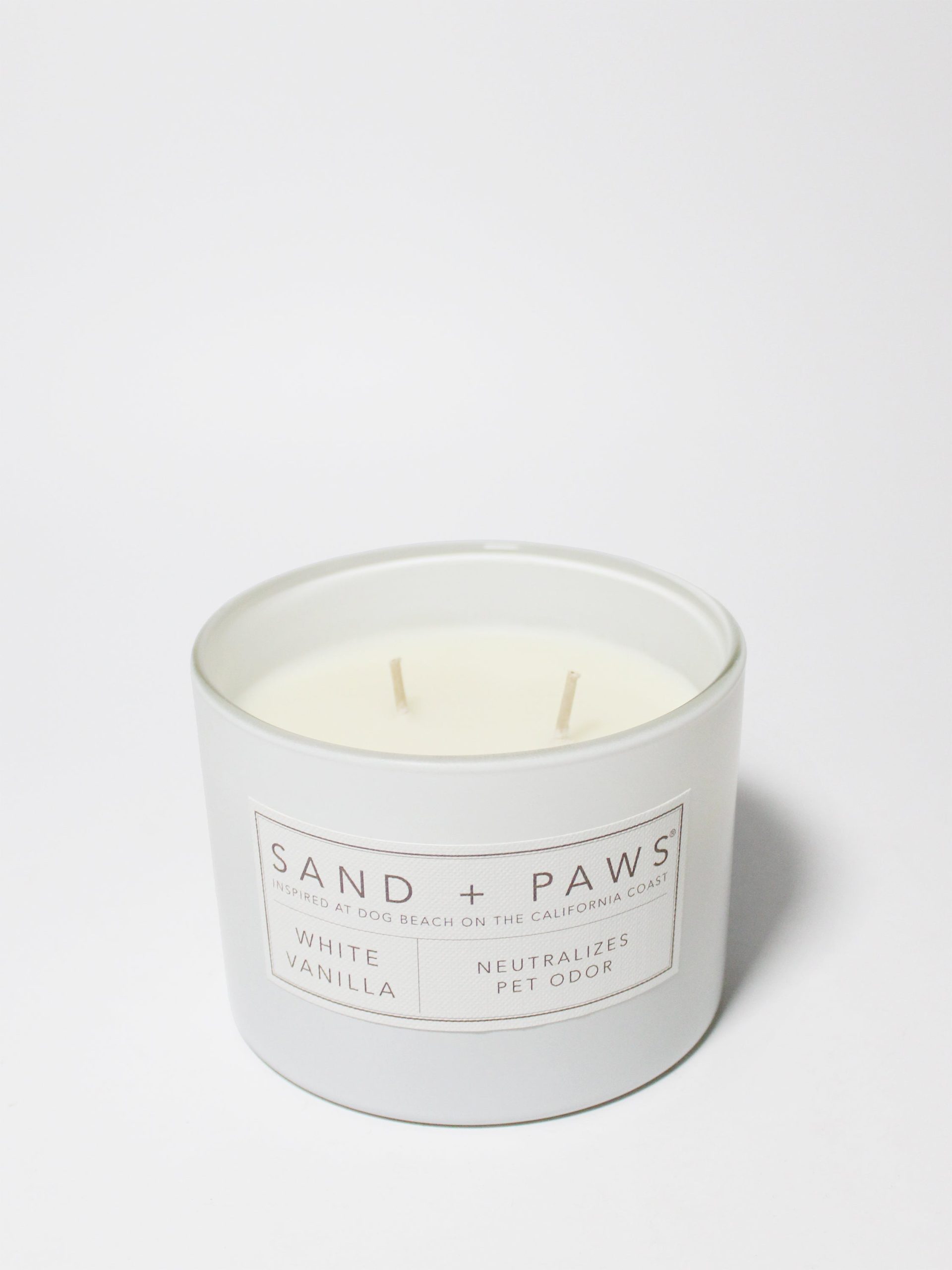 Sand Fog Sand + Paws White Vanilla 12 oz scented candle - Image 3