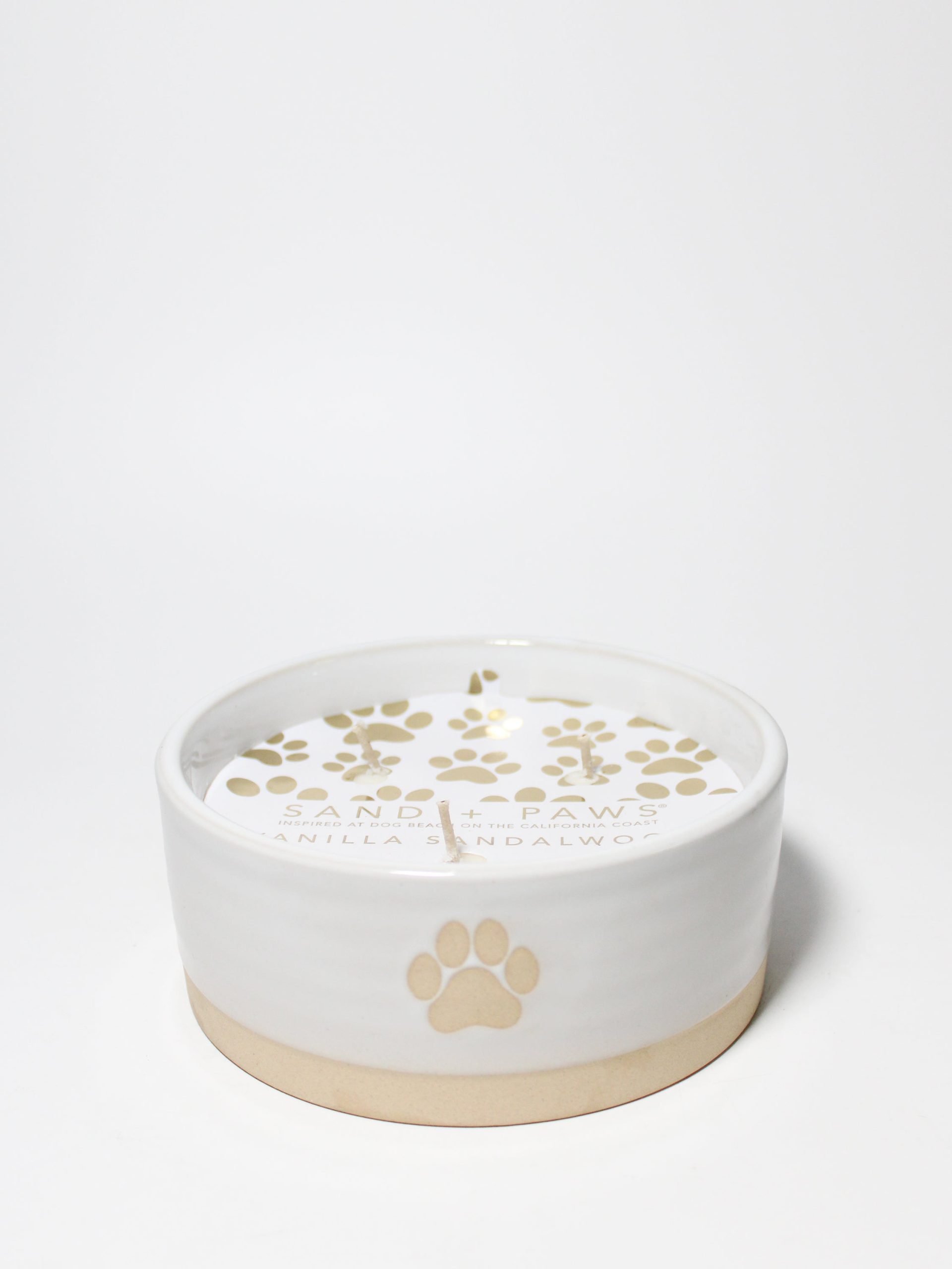 Sand Fog Sand + Paws Vanilla Sandalwood 12 oz scented candle
