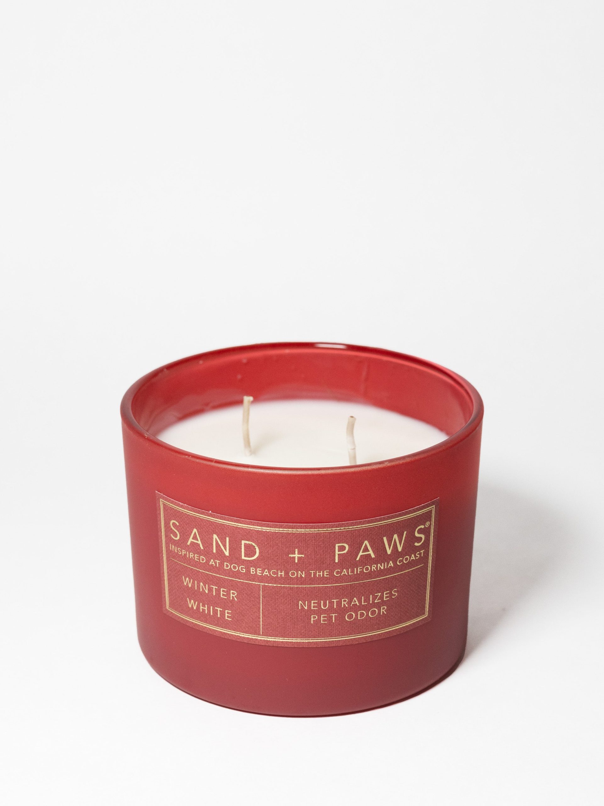 Sand Fog Sand + Paws Winter White 12 oz scented candle - Image 3