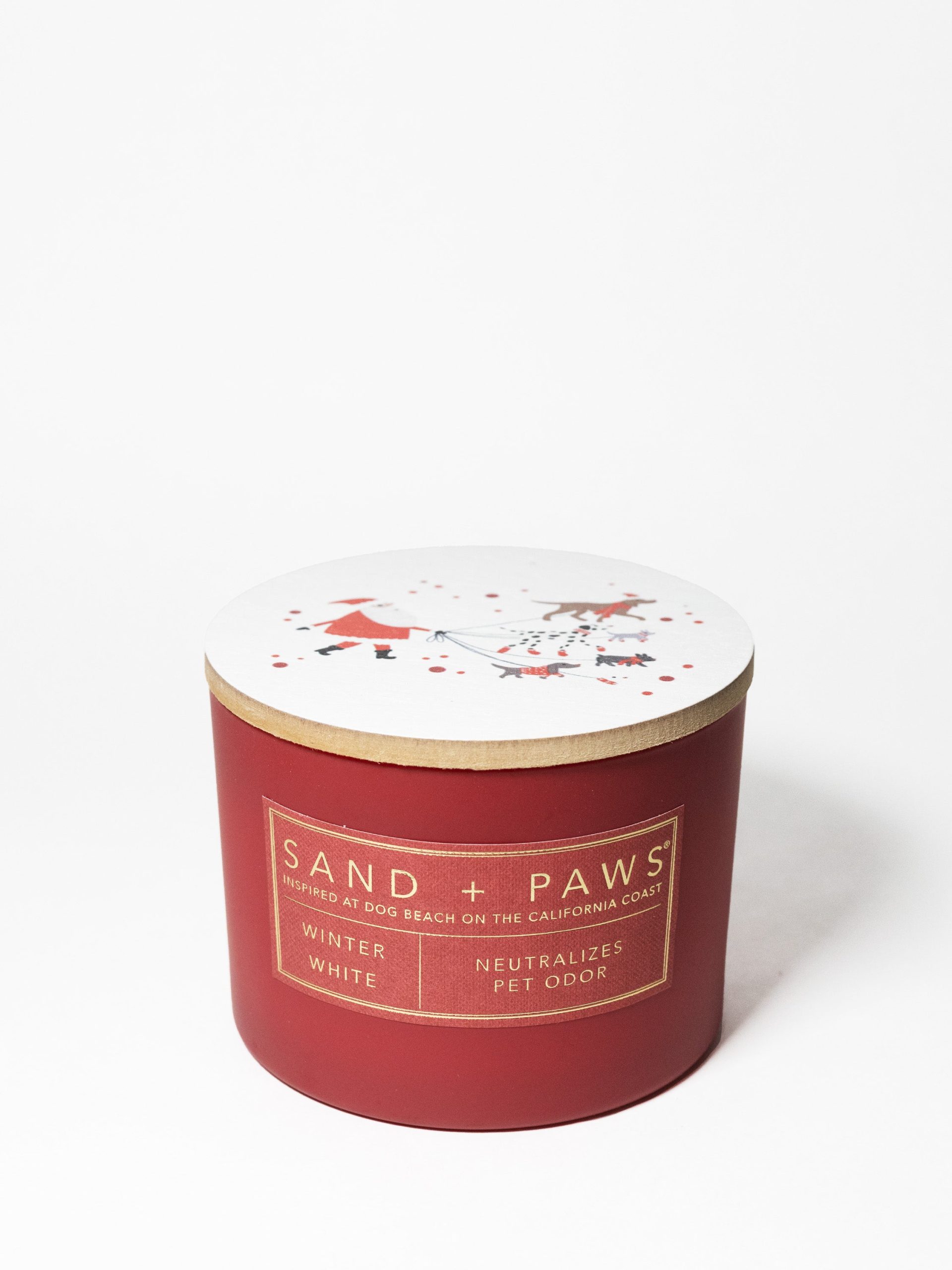 Sand Fog Sand + Paws Winter White 12 oz scented candle