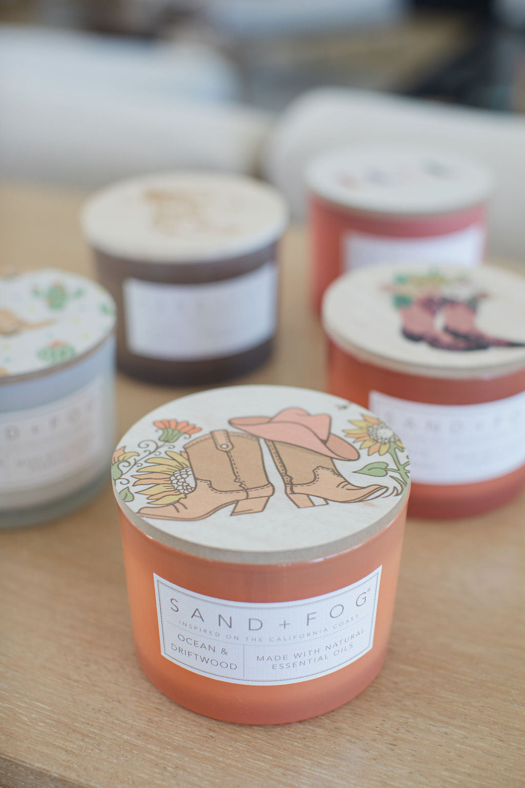 Sand Fog Ocean & Driftwood 12 oz scented candle - Image 5