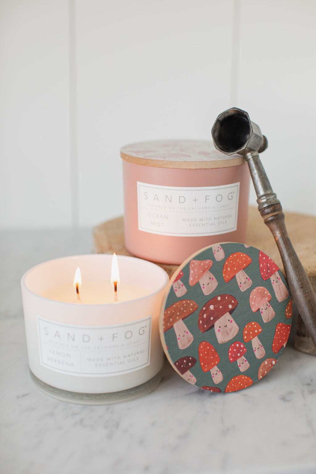 Sand Fog Lemon Verbena 12 oz scented candle - Image 2