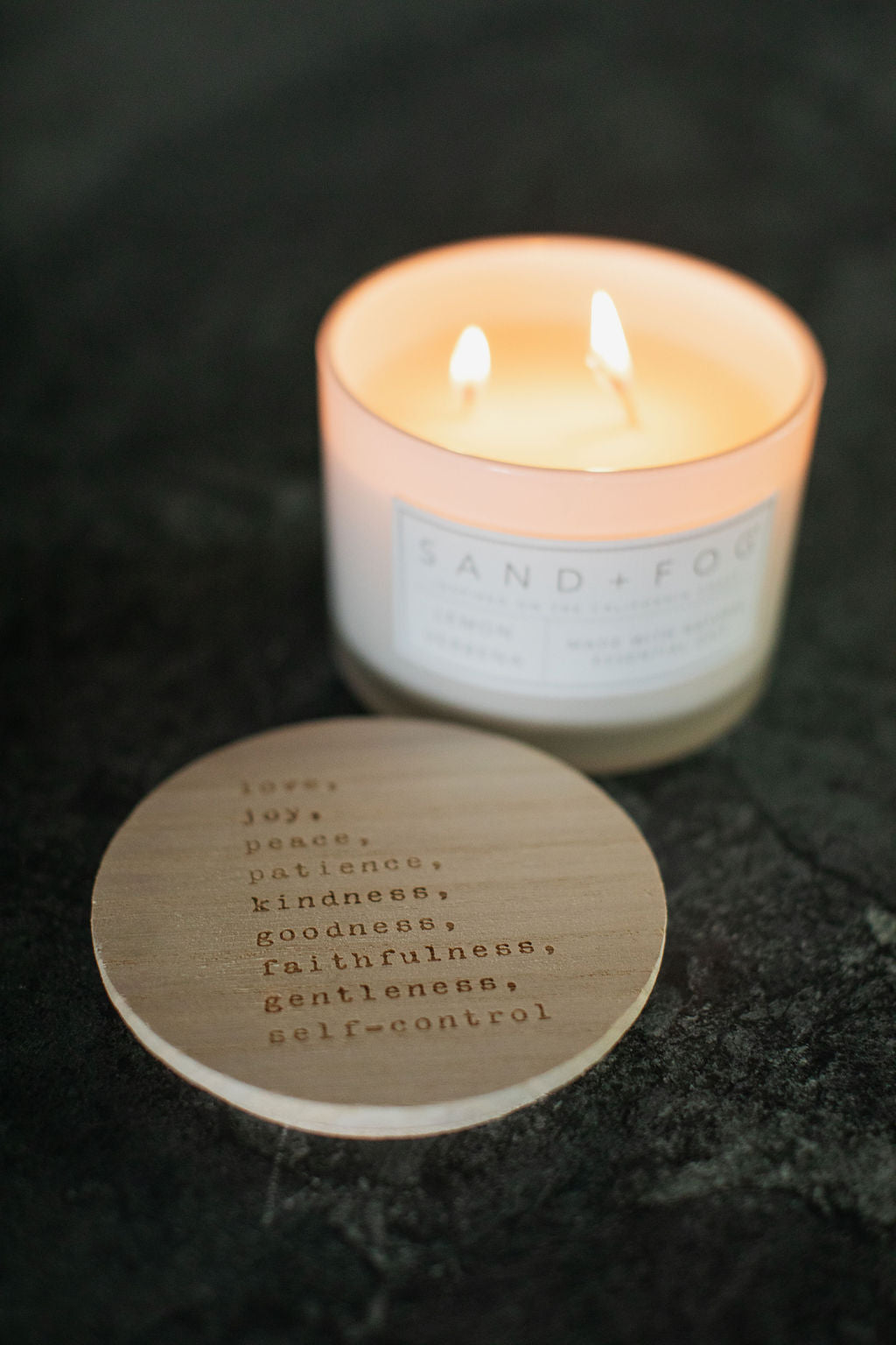 Sand Fog Lemon Verbena 12 oz scented candle - Image 2