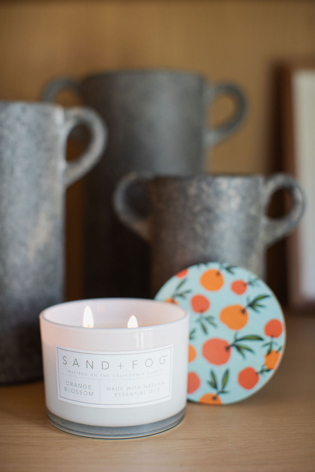 Sand Fog Orange Blossom 12 oz scented candle - Image 5
