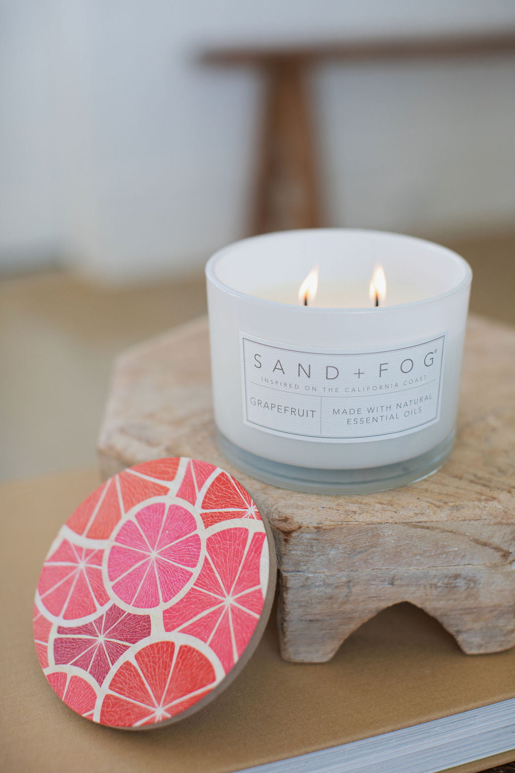 Sand Fog Grapefruit 12 oz scented candle - Image 2