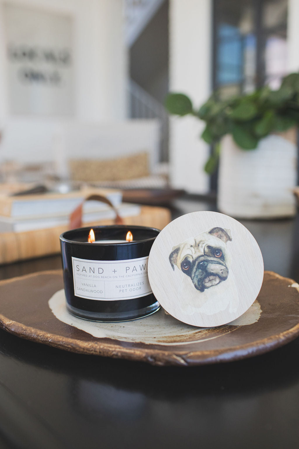 Sand Fog Sand + Paws Vanilla Sandalwood 12 oz scented candle - Image 5