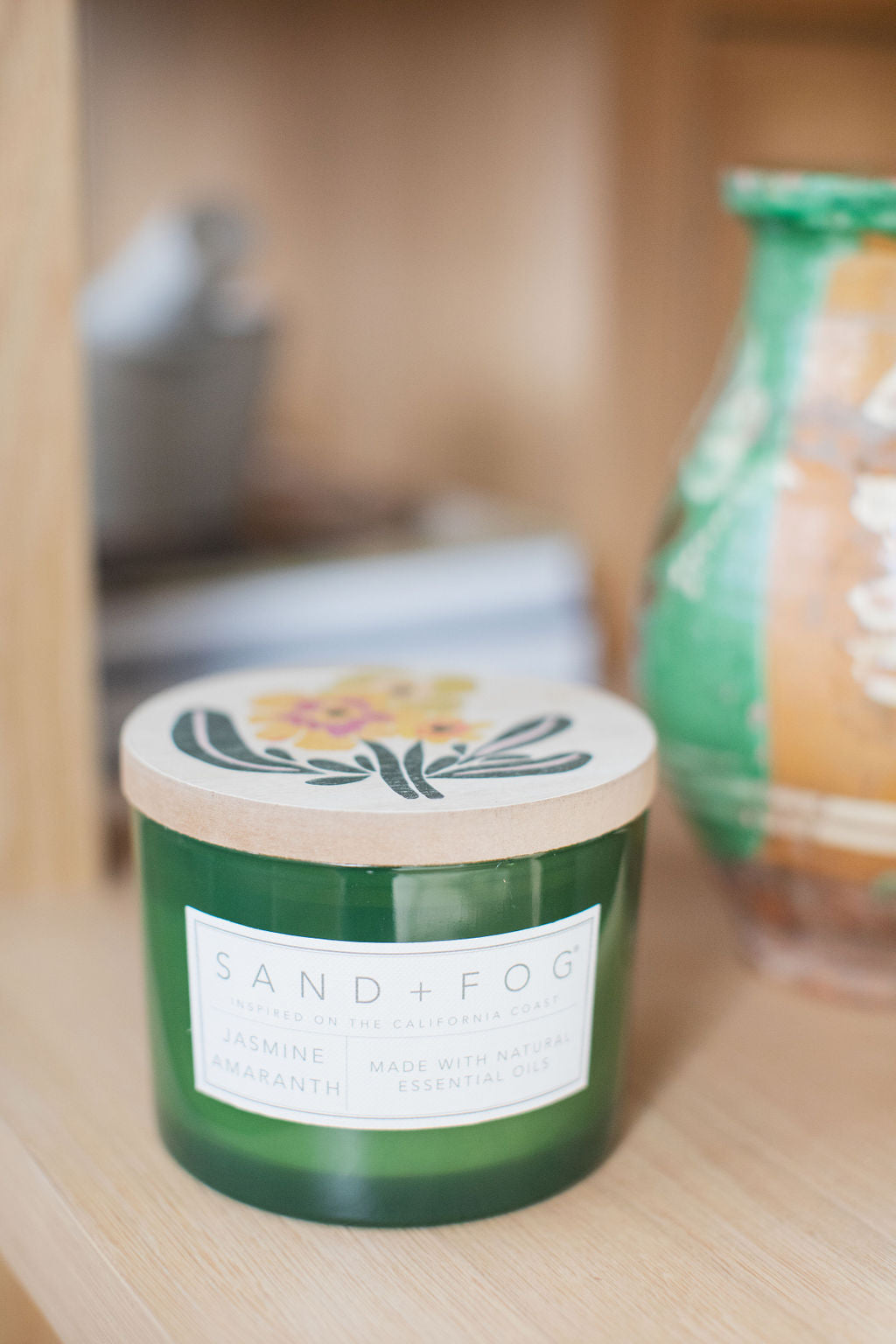 Sand Fog Jasmine Amaranth 12 oz scented candle - Image 2