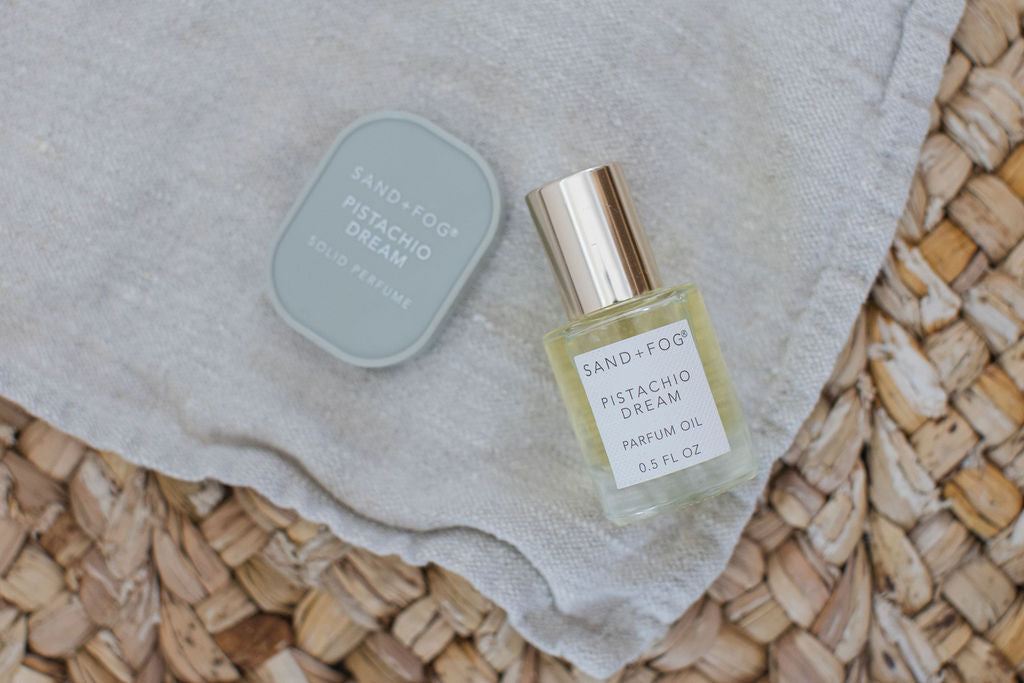 Sand Fog Perfume Oil Rollerball and Solid Perfume Set - Pistachio Dream - Image 3