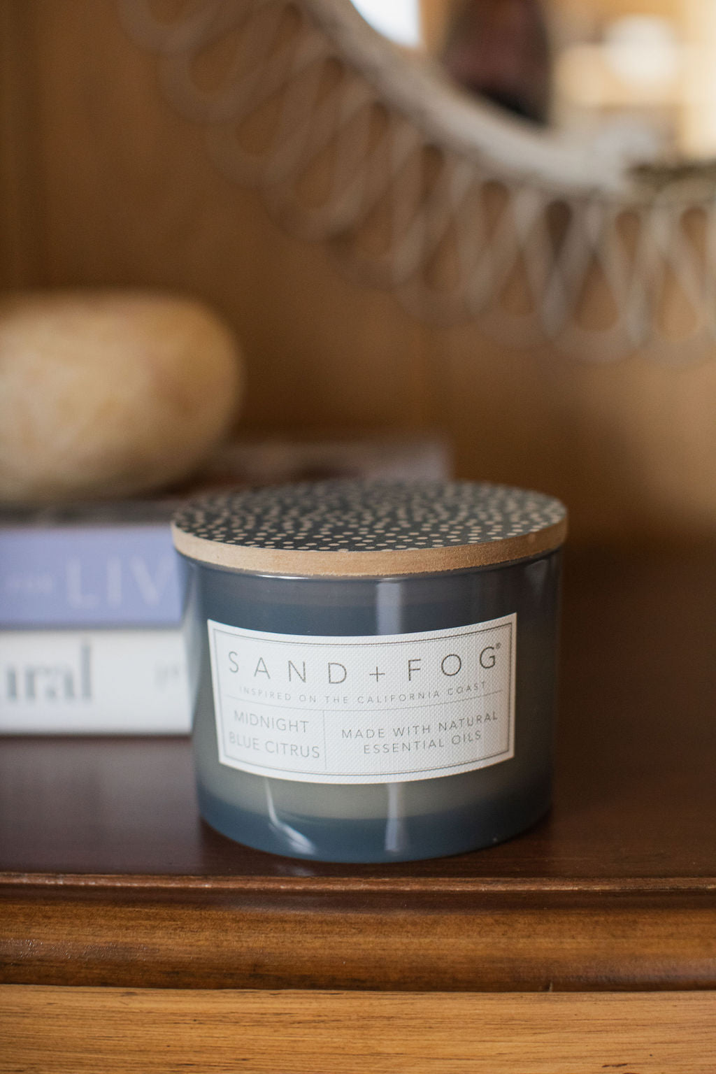 Sand Fog Midnight Blue Citrus 12 oz scented candle - Image 2