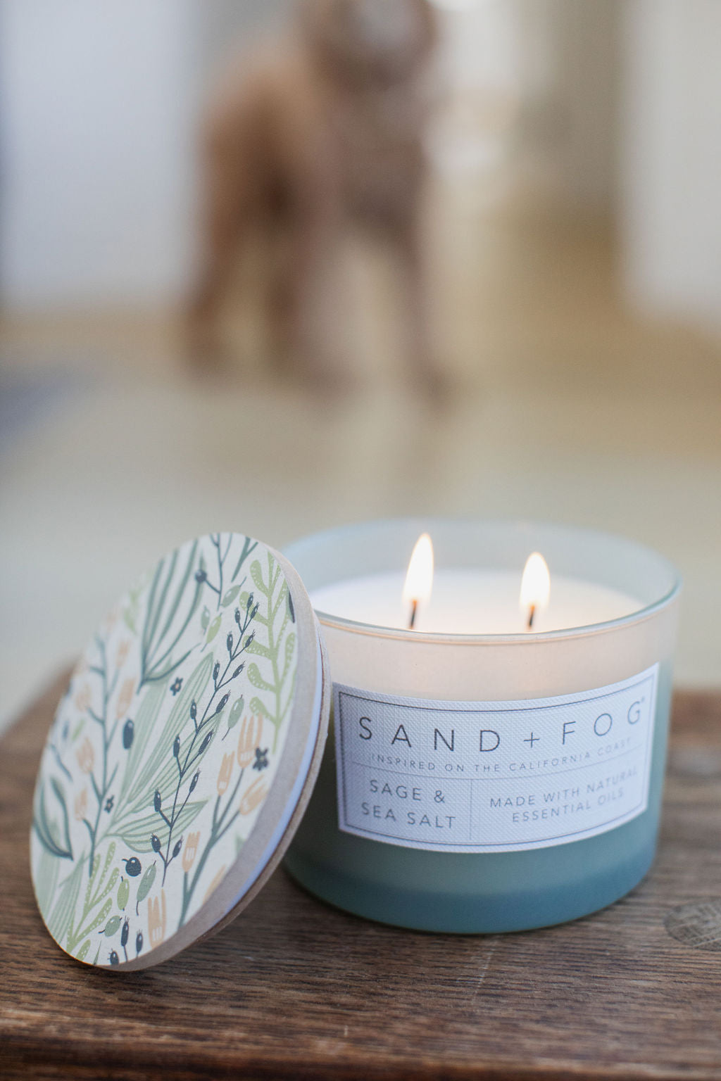 Sand Fog Sage & Sea Salt 12 oz scented candle - Image 5